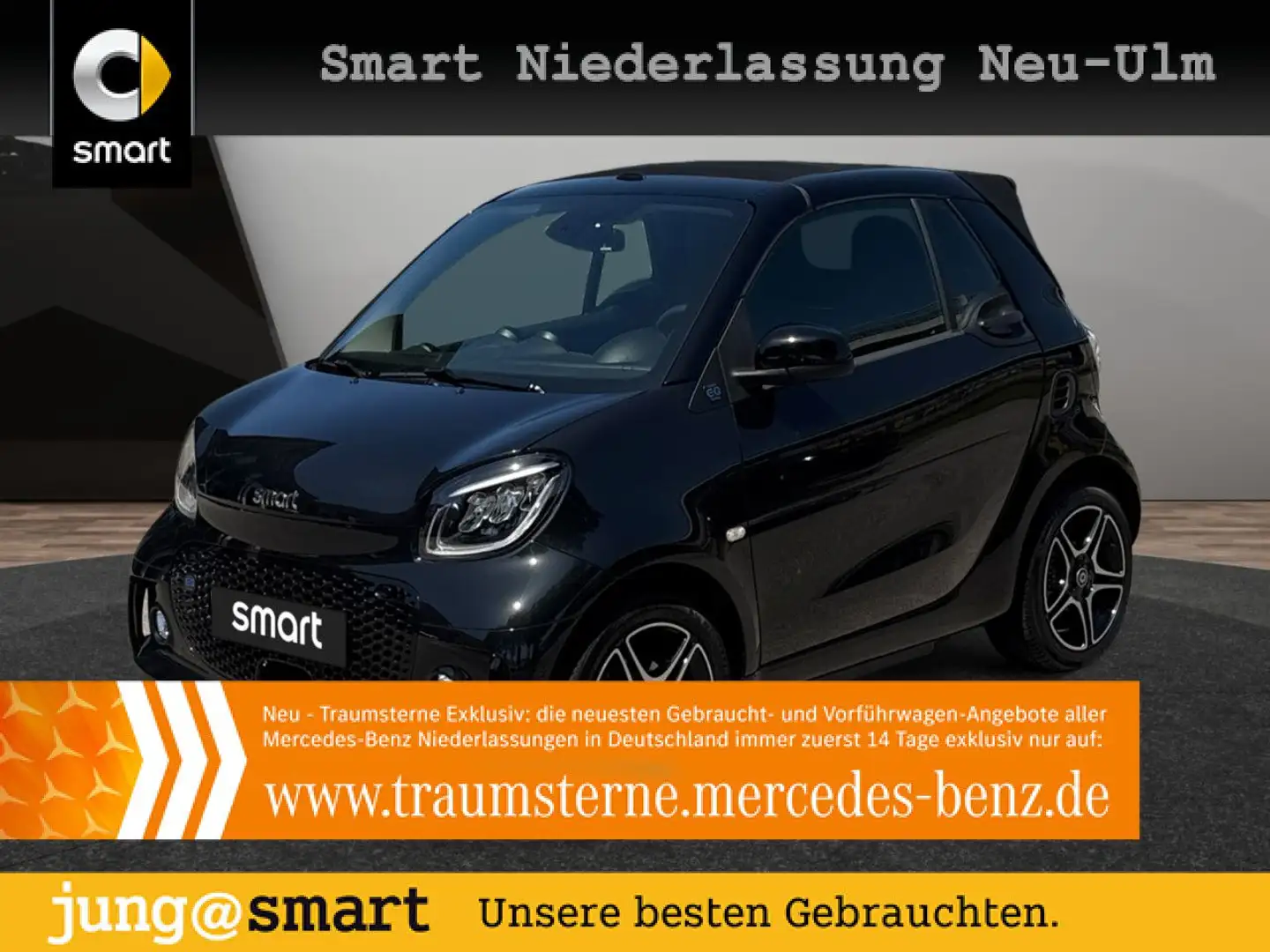 smart forTwo EQ 60kWed prime SHZ PDC+Kamera Ambiente Schwarz - 1