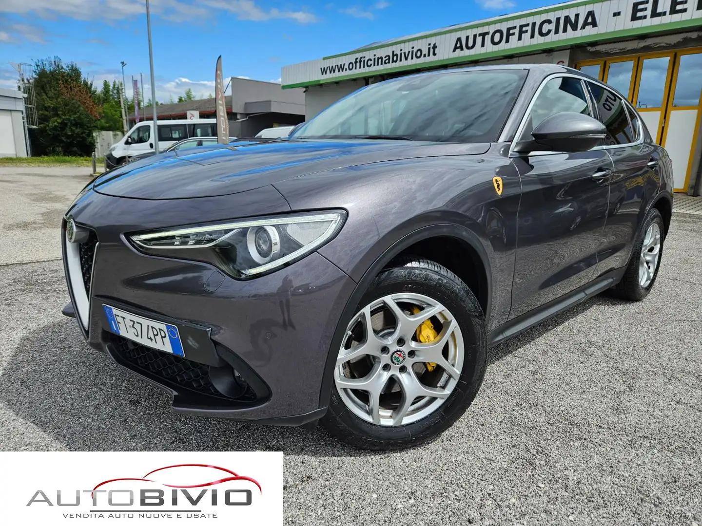 Alfa Romeo Stelvio 2.2 Turbodiesel 210 CV AT8 Q4 Executive/Leggi bene Grijs - 2