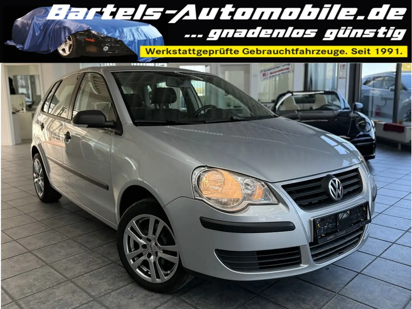 Volkswagen Polo 9N 1.2 Trendline, 1.Hand, Klima, HU neu ! Silber - 1