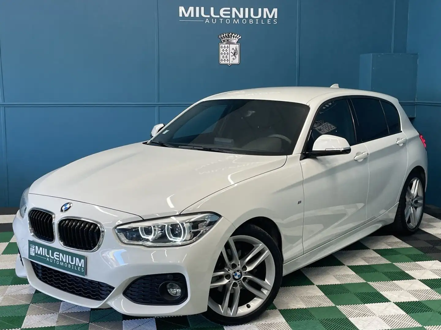 BMW 114 SERIE (F21/F20) 114D 95CH M SPORT 5P Blanc - 1