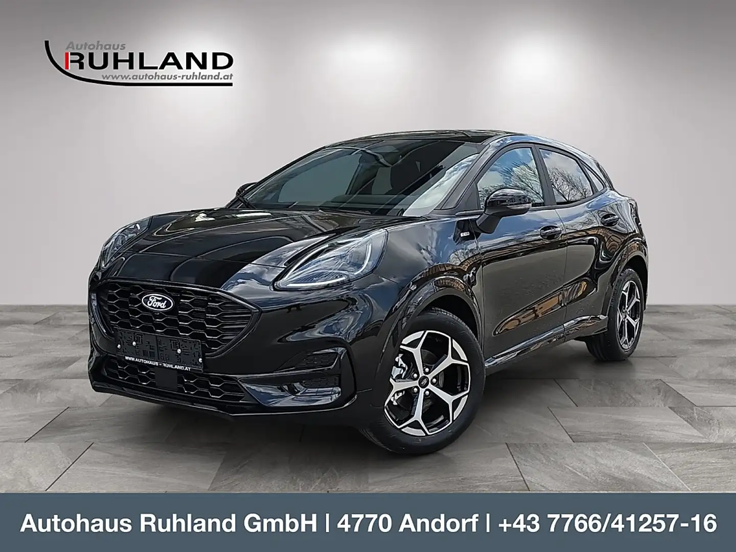 Ford Puma 1,0 EcoBoost Hybrid ST-Line Schwarz - 1