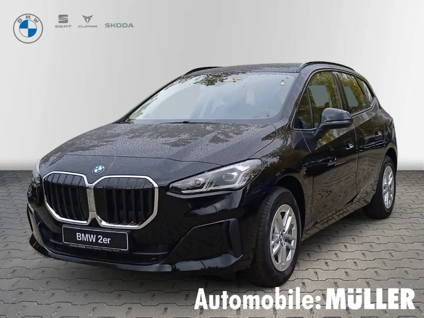 BMW 216 Active Tourer i *Park-Assistent*DAB*Ad LED*AHK-kla Noir - 1