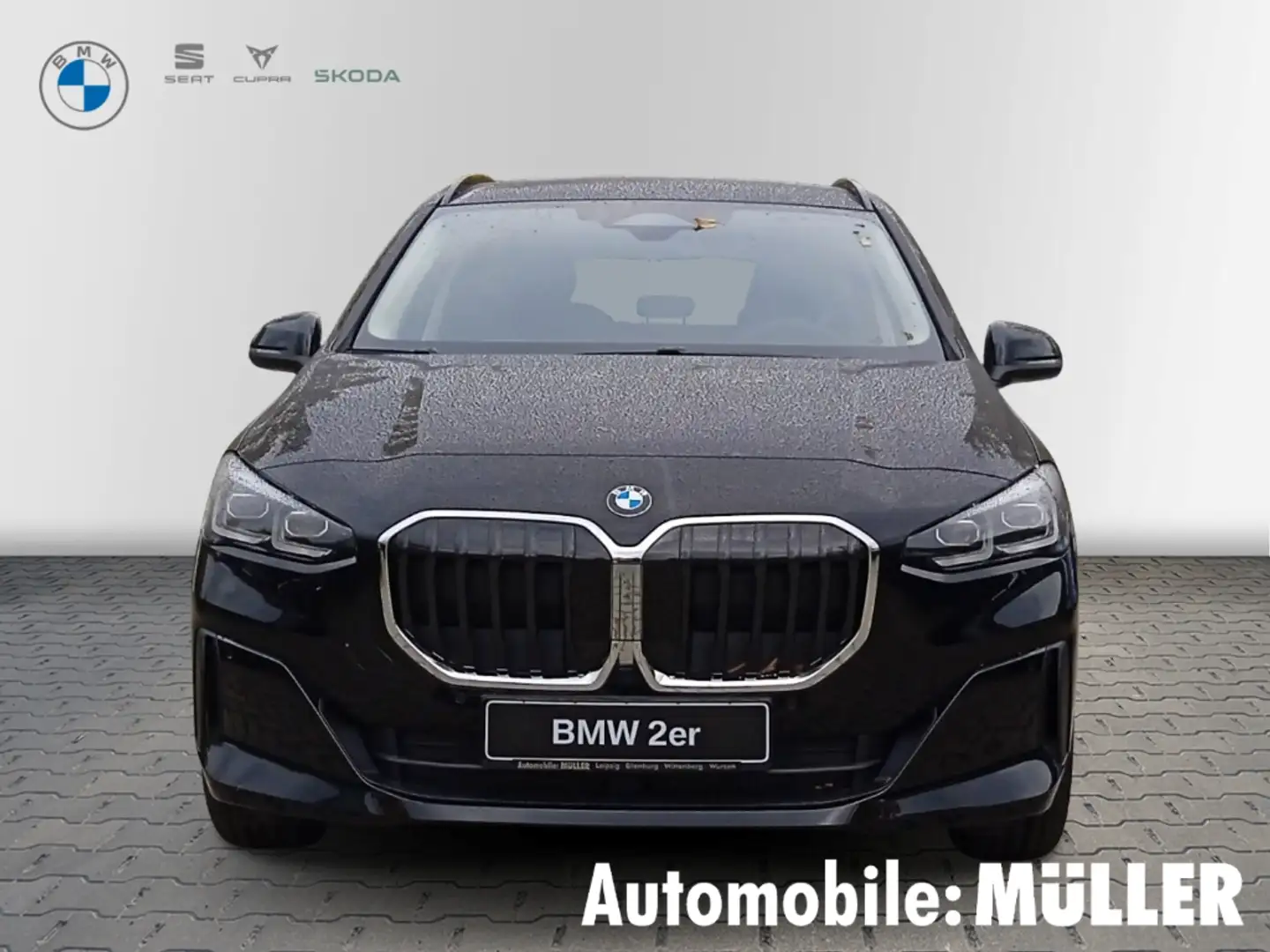 BMW 216 Active Tourer i *Park-Assistent*DAB*Ad LED*AHK-kla Noir - 2