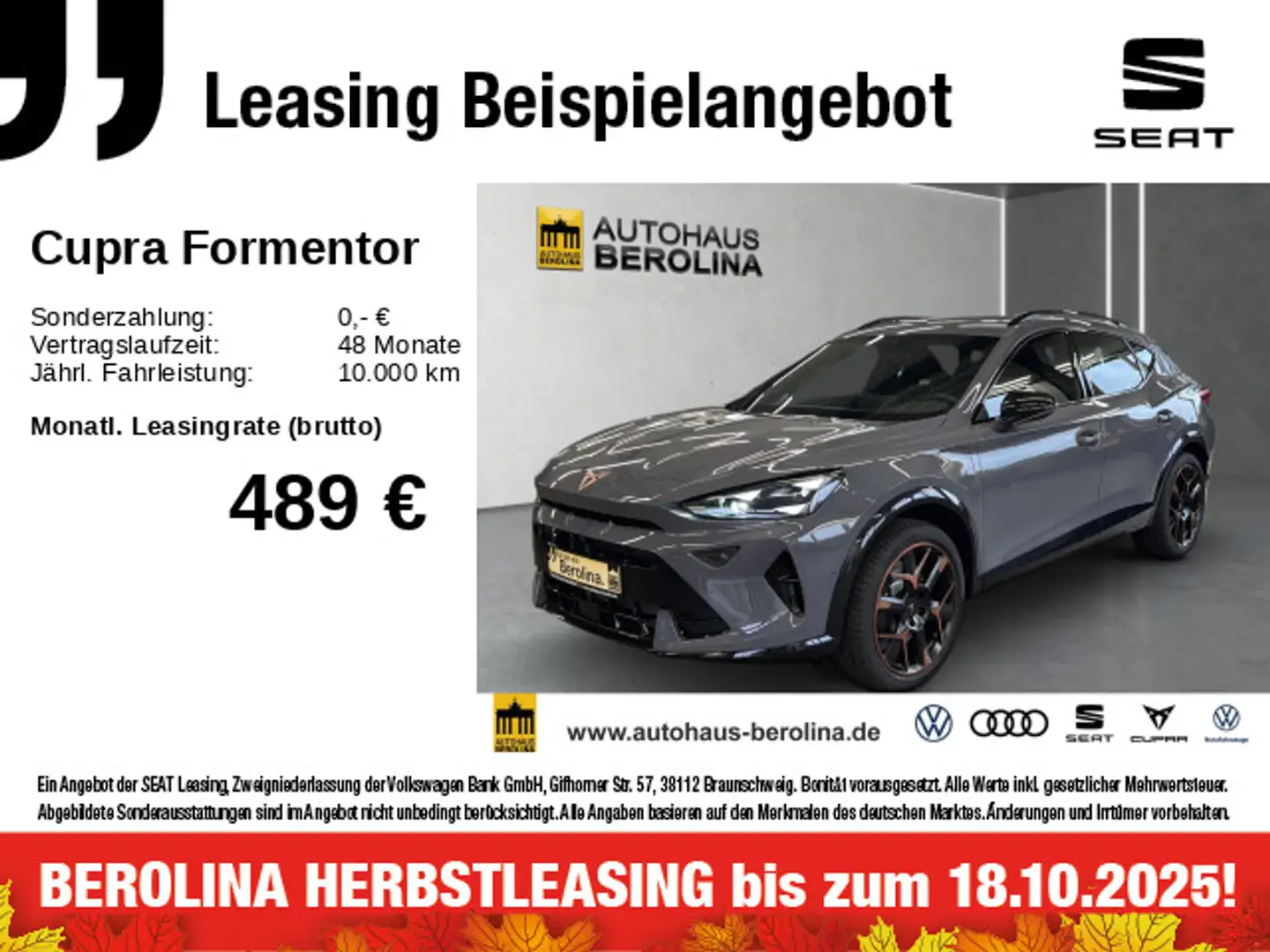 CUPRA Formentor 1.5 e-Hybrid VZ DSG *PANO*SENNHEISER* Gris - 1