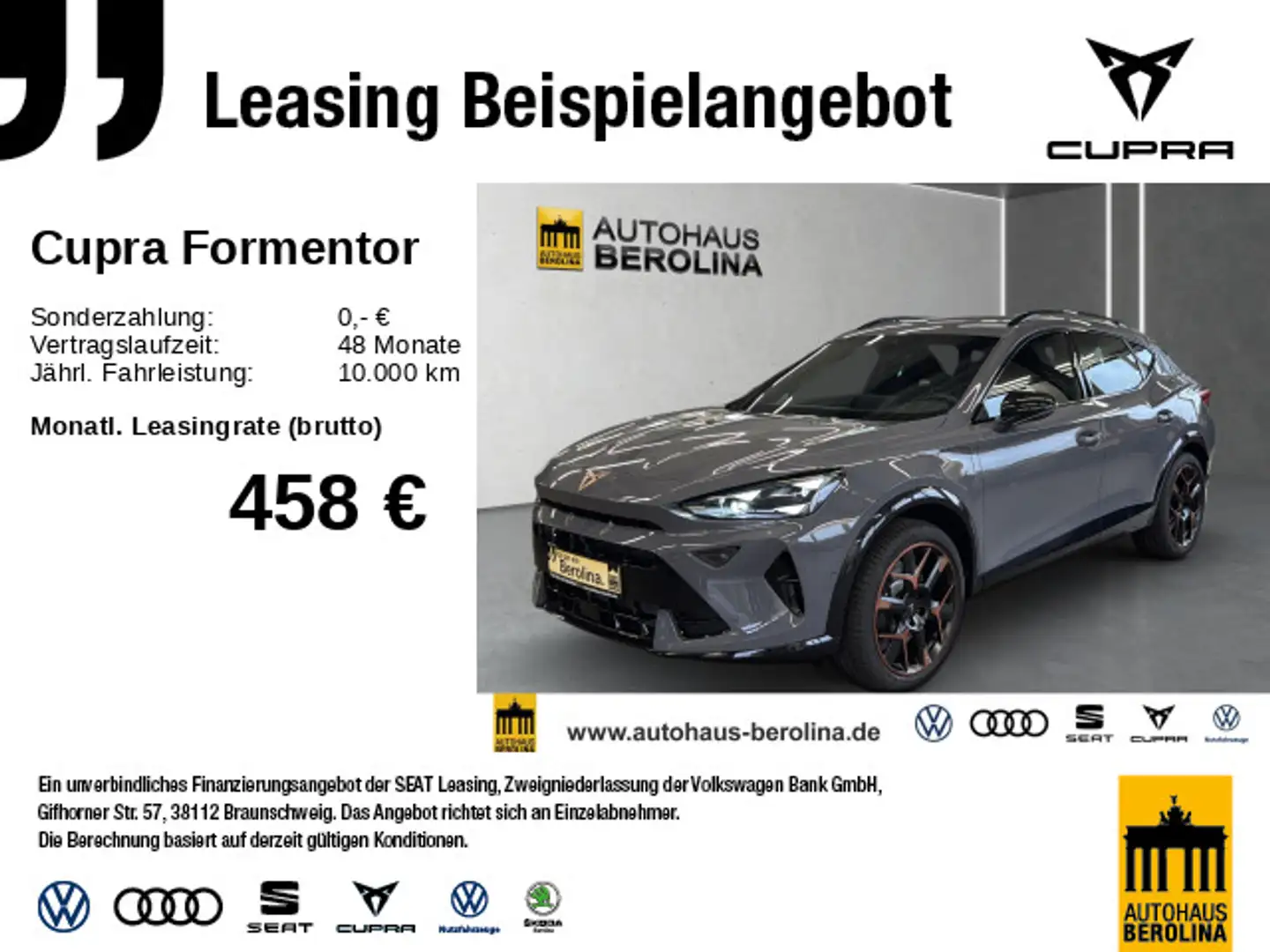 CUPRA Formentor 1.5 e-Hybrid VZ DSG *PANO*SENNHEISER* Grigio - 1