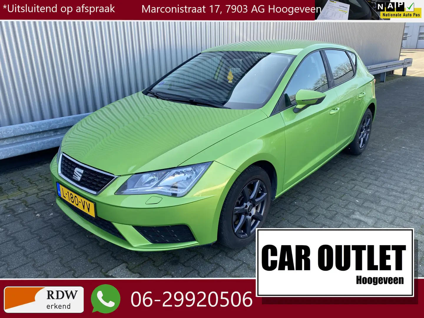SEAT Leon ST 1.2 TSI Reference 99Dkm. 5-drs, A/C, Stoelvw, A Zelená - 1
