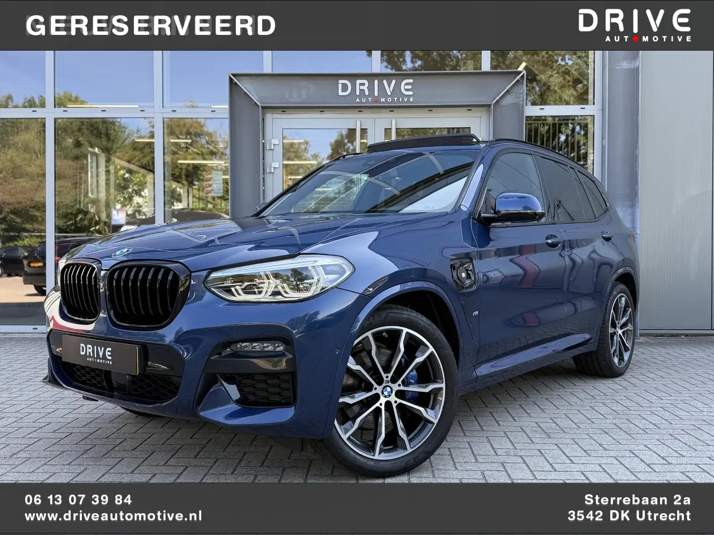BMW X3 xDrive30e M Sport|Pano|CoPilot|360CAM|HIFI Blauw - 1