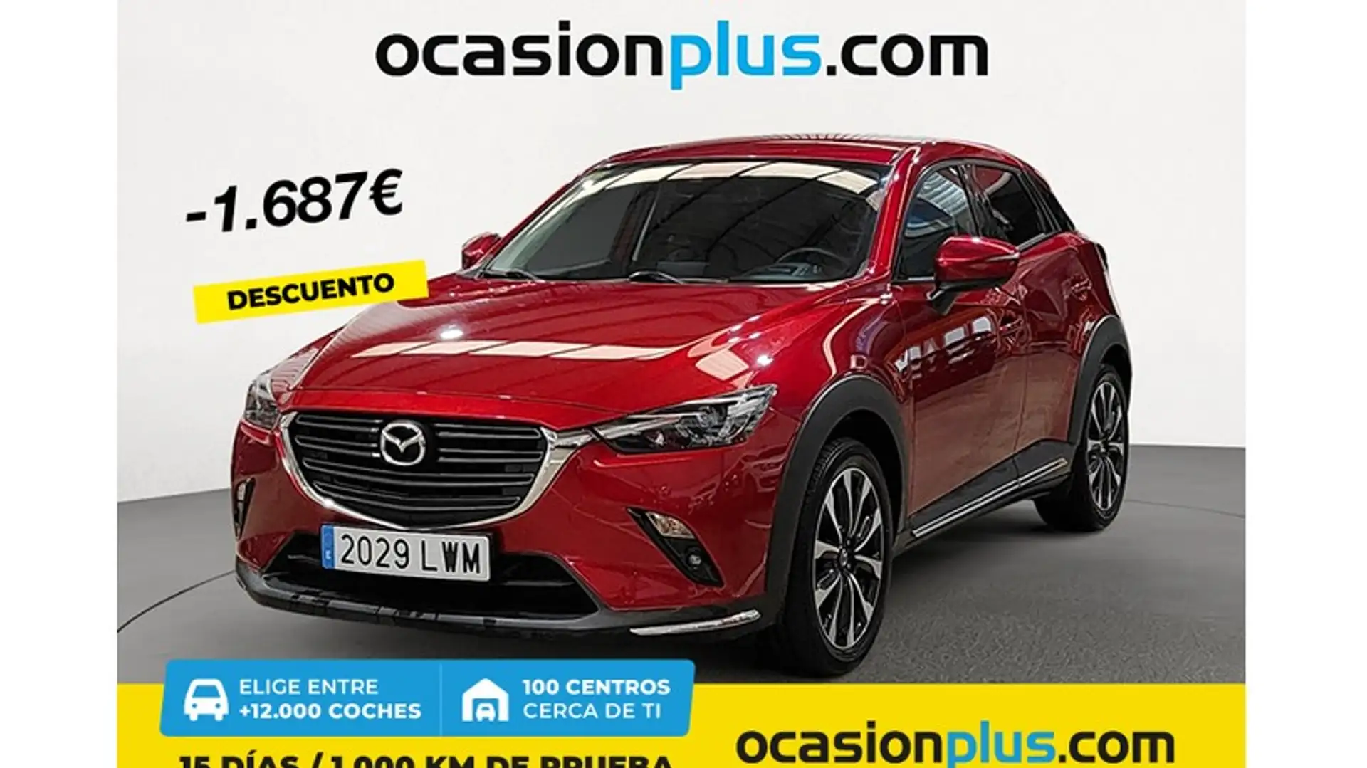 Mazda CX-3 2.0 Skyactiv-G Zenith 2WD Aut. 89kW Rojo - 1
