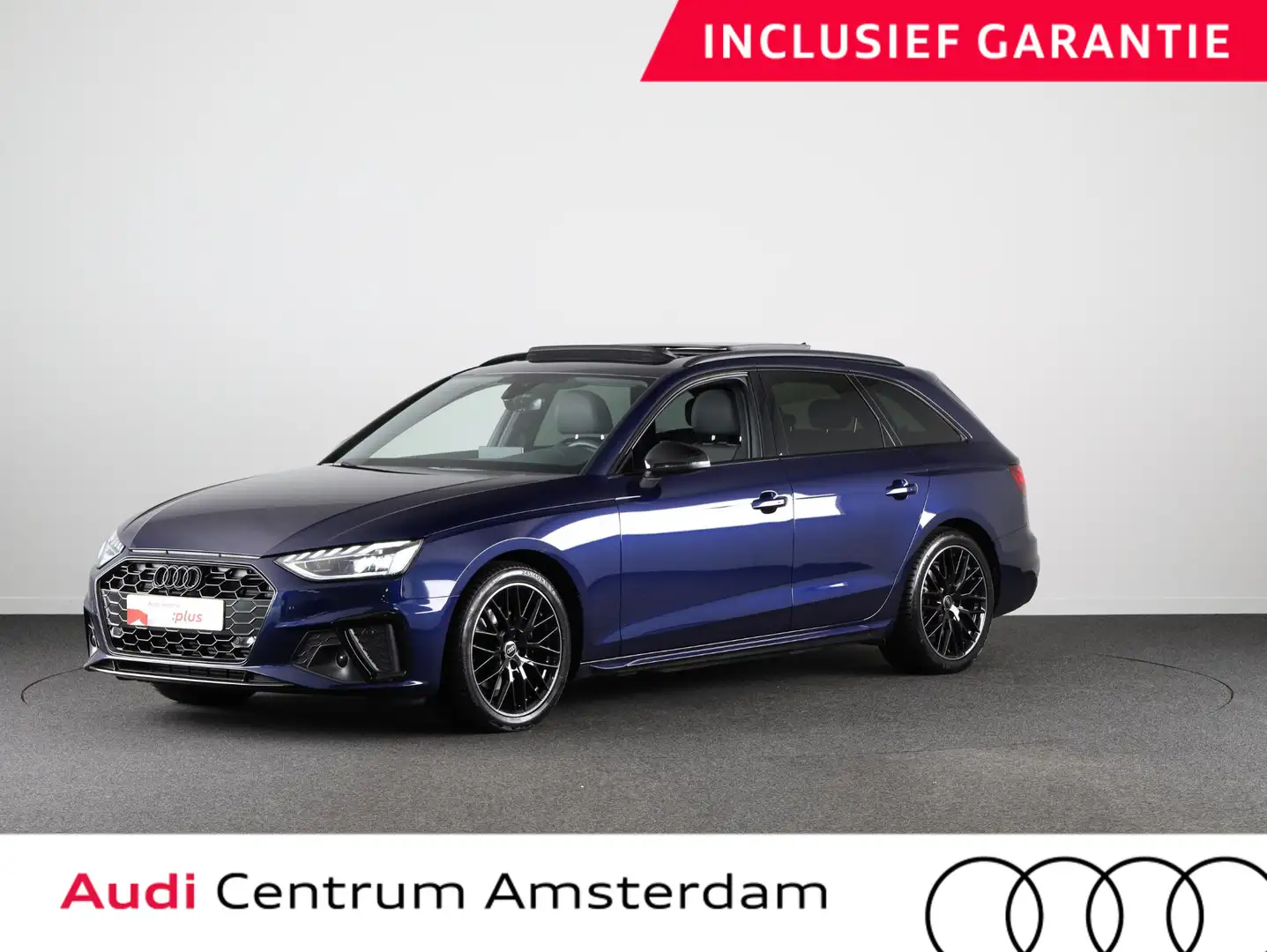 Audi A4 Avant 35 TFSI S edition Competition 150 pk S-troni Blauw - 1