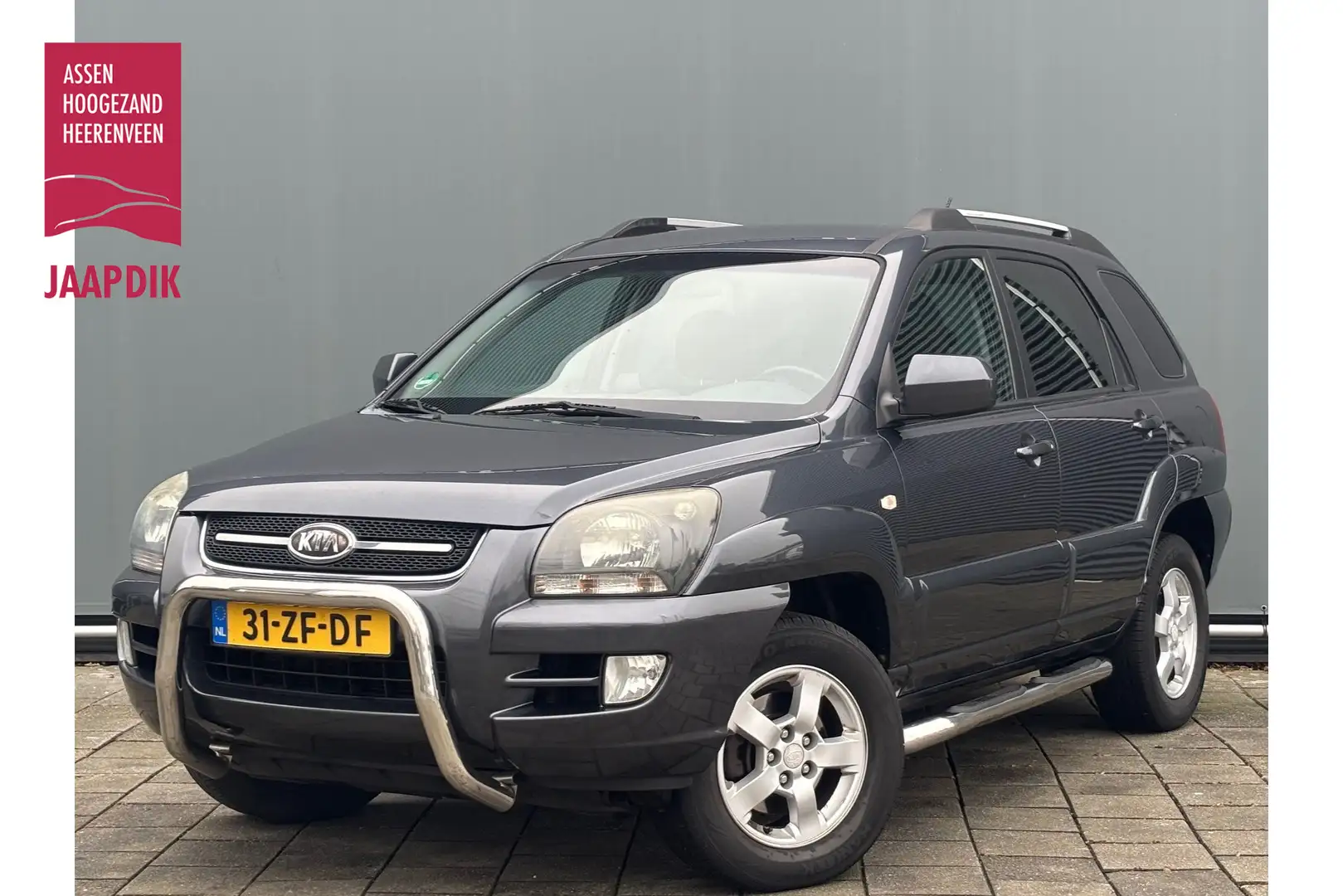 Kia Sportage BWJ 2008 | 2.0 CVVT 142PK Comfort | TREKHAAK | CRU Gri - 1