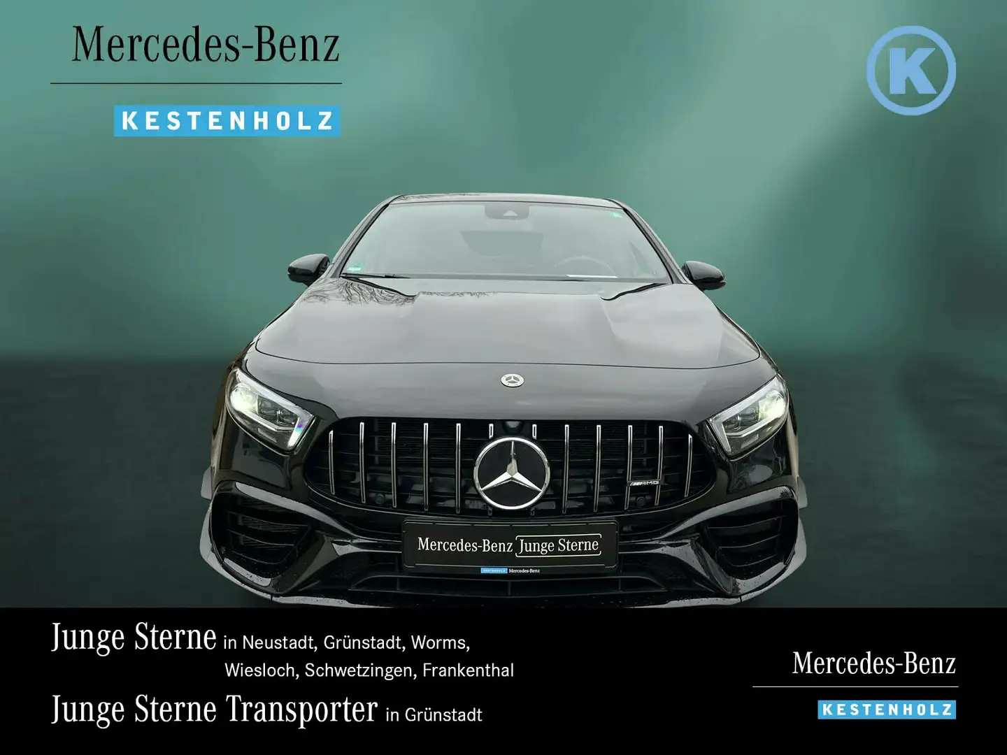 Mercedes-Benz A 45 AMG A 45 S AMG 4M+ AERO+NIGHT+PERF-S+PANO+BURME+MLED Schwarz - 1