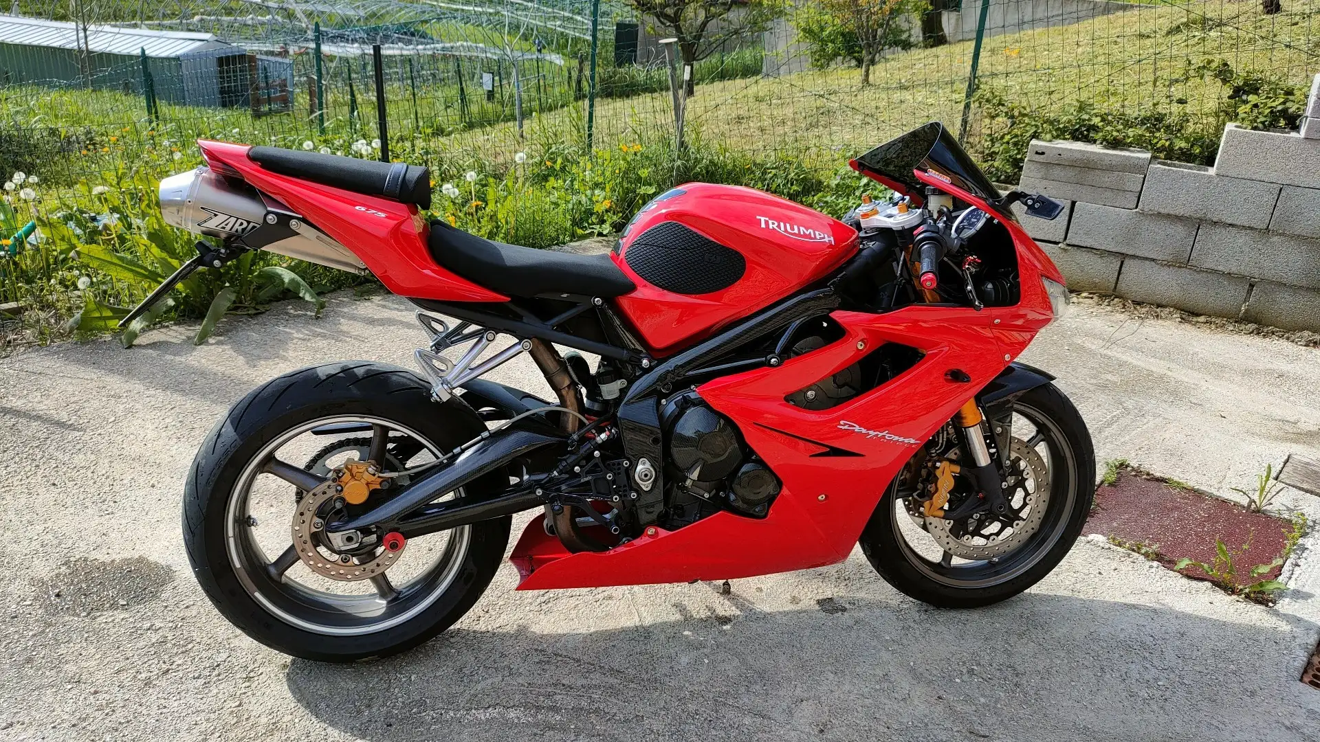 Triumph Daytona 675 Rojo - 1