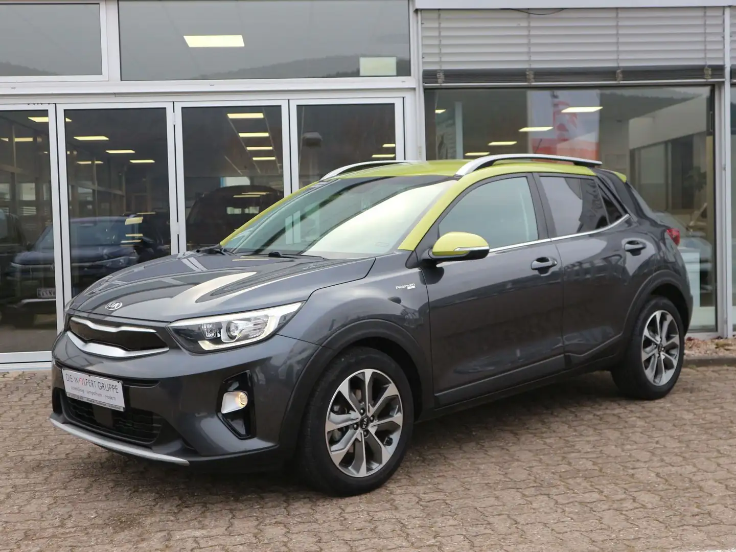 Kia Stonic 1.0 T-GDI Platinum Edition SMART-KEY RFK Szürke - 2