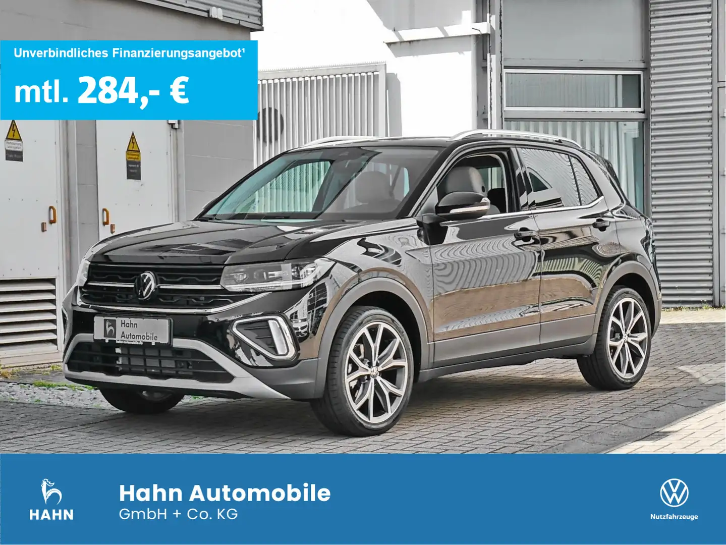 Volkswagen T-Cross Style 1.5 l TSI ACT OPF 110 kW  DSG  AHK Noir - 1