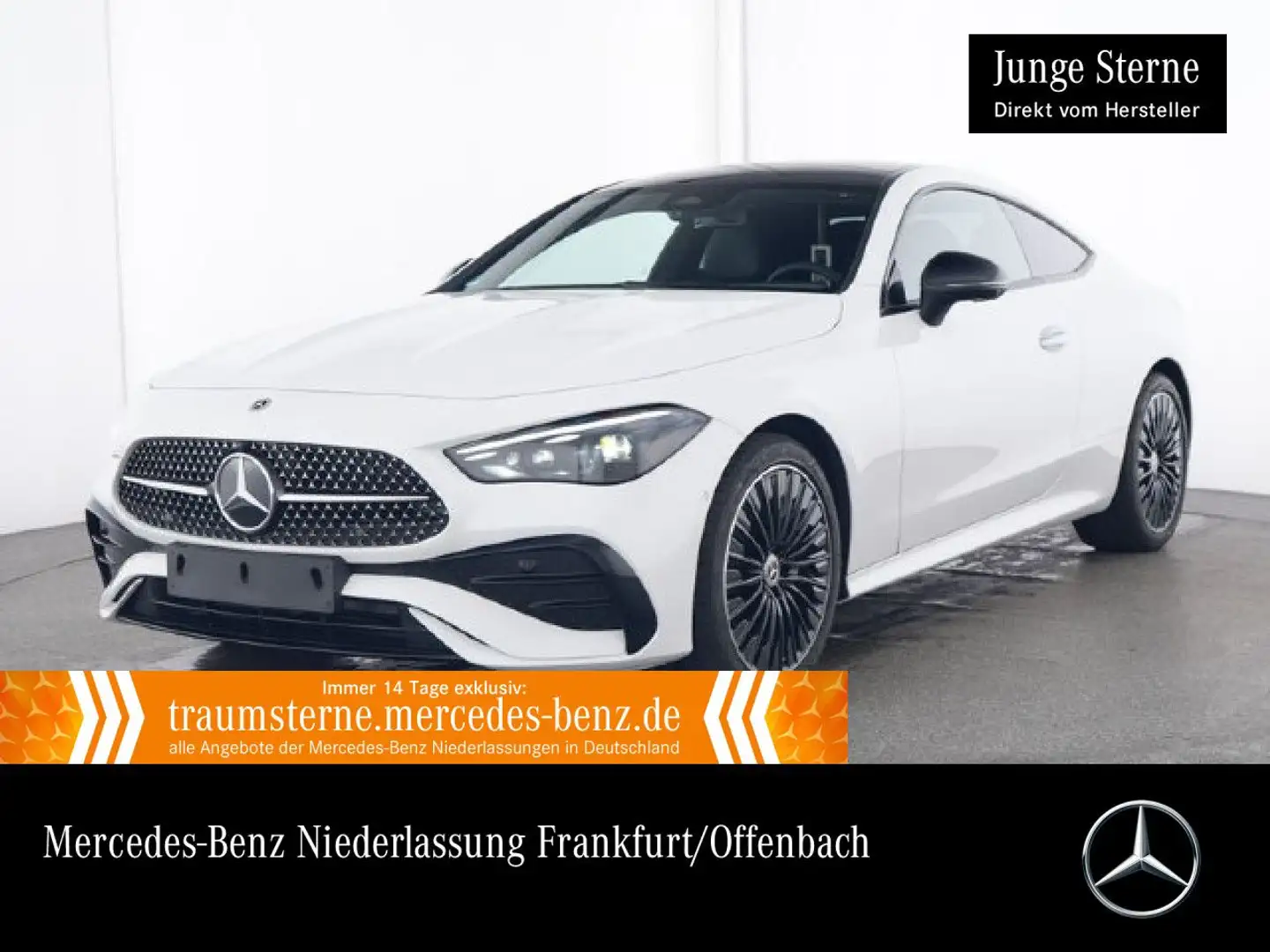 Mercedes-Benz CLE 200 AMG+NIGHT+PANO+360+TOTW+KEYLESS+9G Weiß - 1