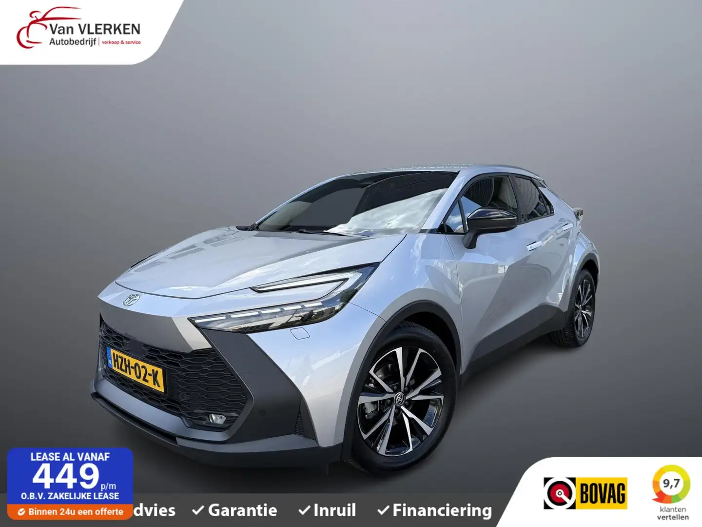 Toyota C-HR 1.8 Hybrid 140 Business Plus stoel+stuurverwarming Grijs - 1