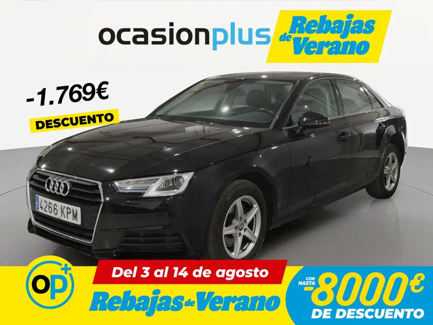 Audi A4 2.0TDI S tronic 110kW Negro - 1