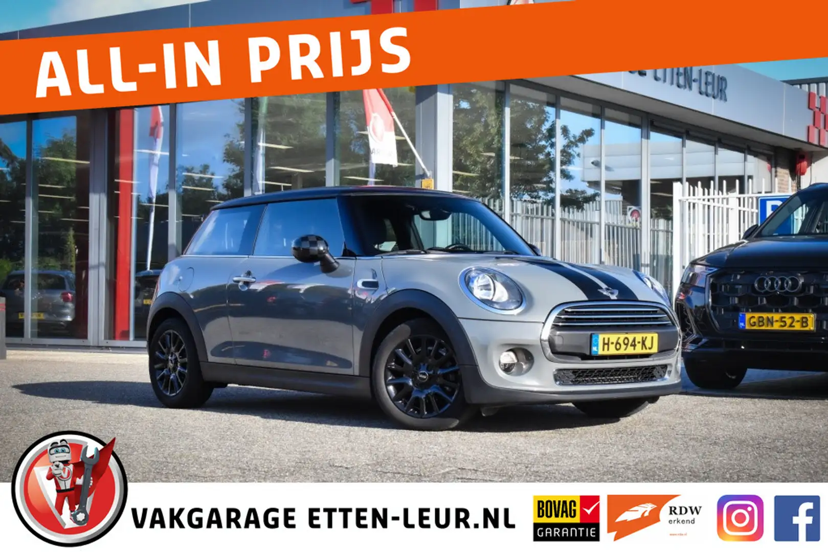 MINI One Mini 1.2 Pepper / CLIMA / PDC / BLUETOOTH Gris - 1