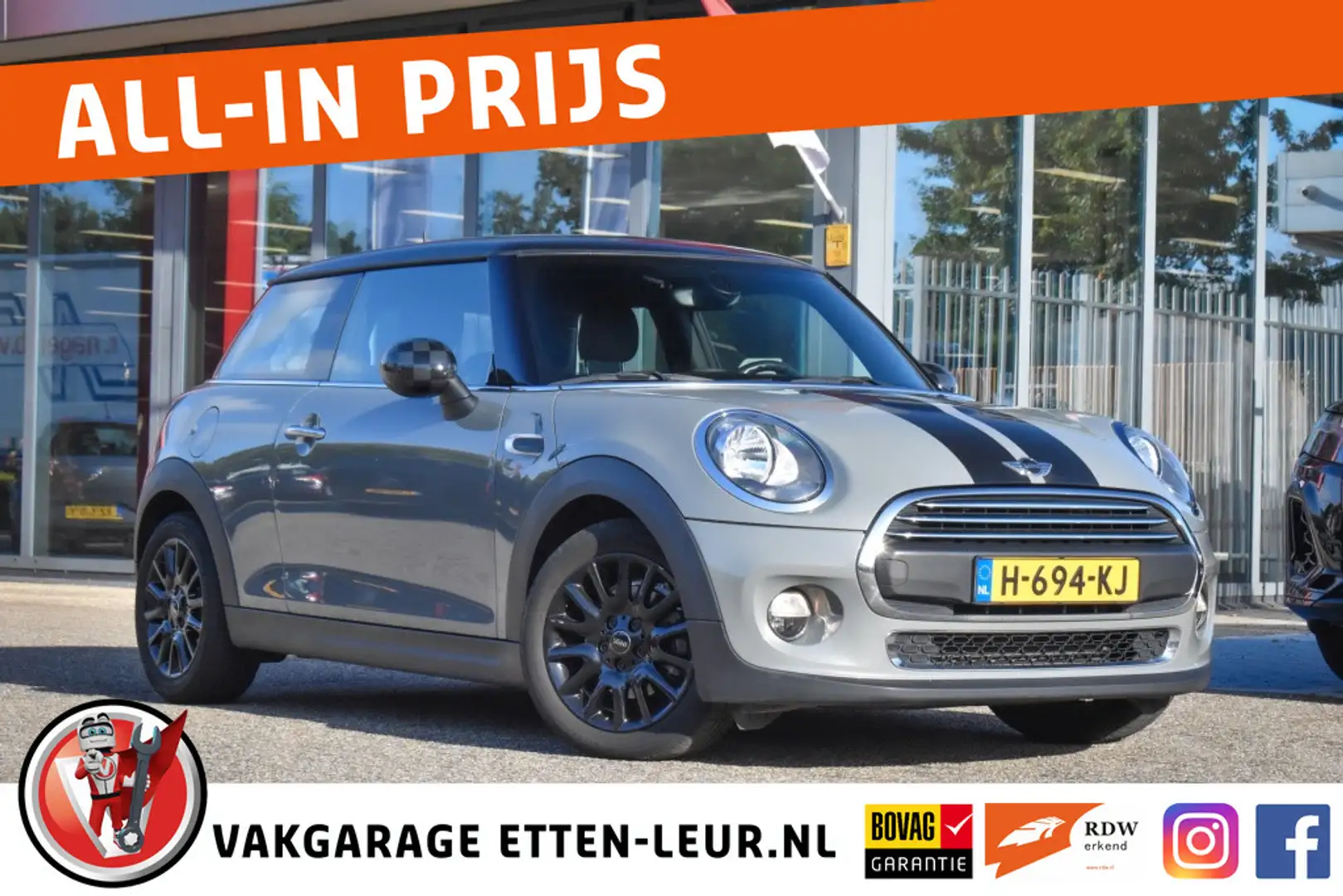 MINI One Mini Turbo Pepper Black Pack || Navi | Stoelverwar Grijs - 1