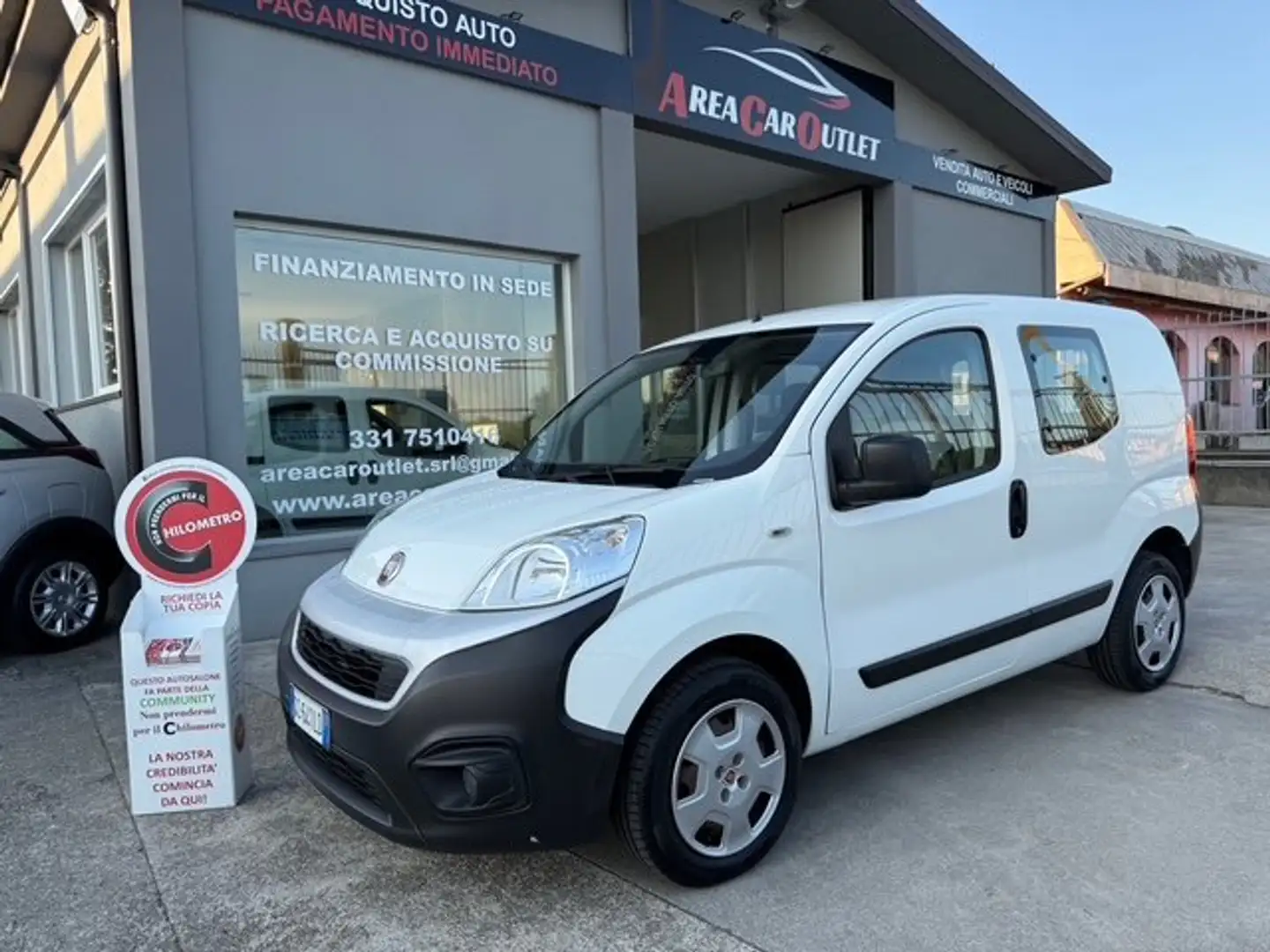 Fiat Fiorino 1.3 Mjet 95cv COMBI 4 POSTI N1*09/2020*km 81.790 Blanc - 1
