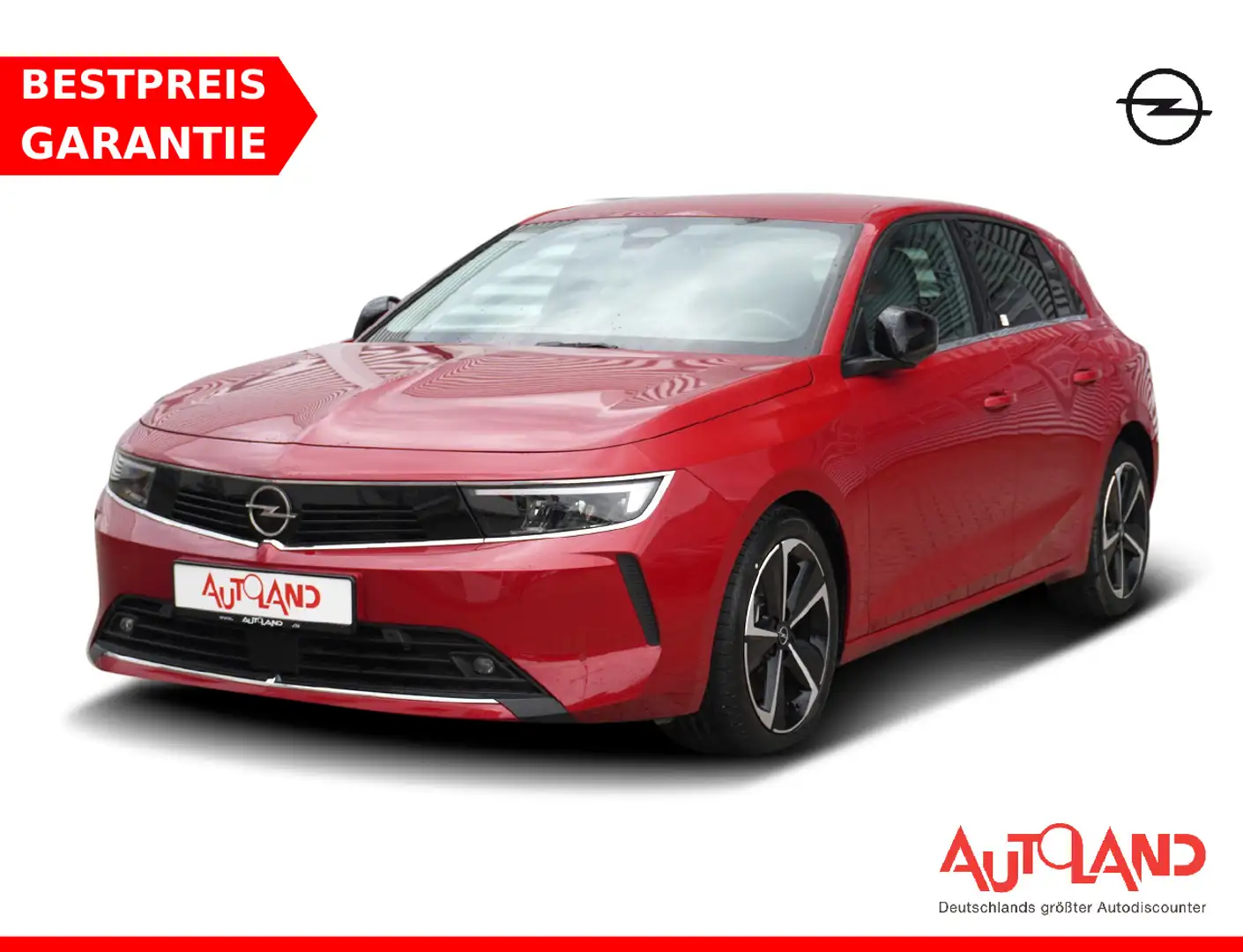 Opel Astra 1.6 Turbo Hybrid Aut. LED ACC Navi Kamera Rot - 1