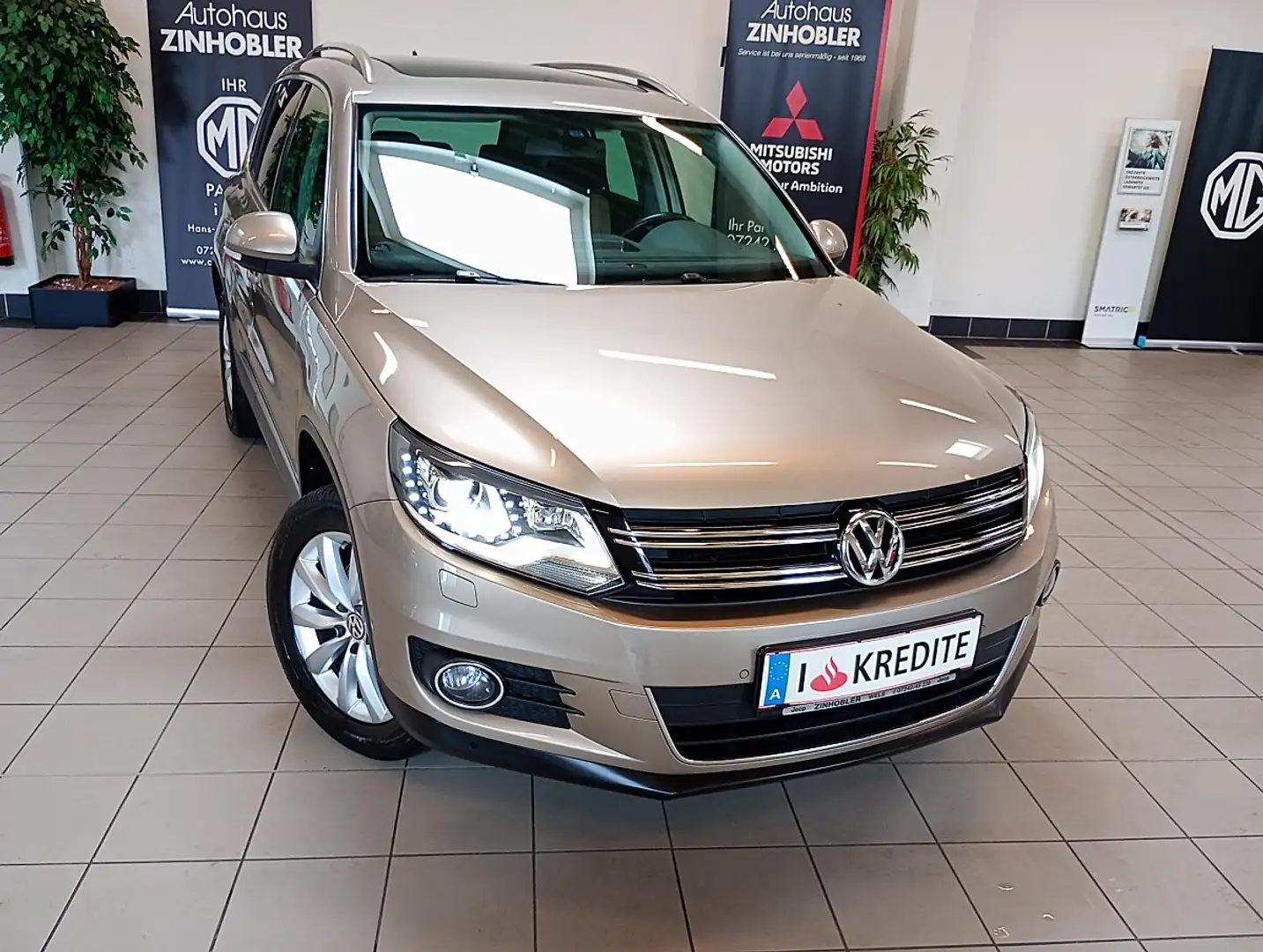 Volkswagen Tiguan 2,0 TDI BMT 4Motion Sky DPF DSG Beige - 2