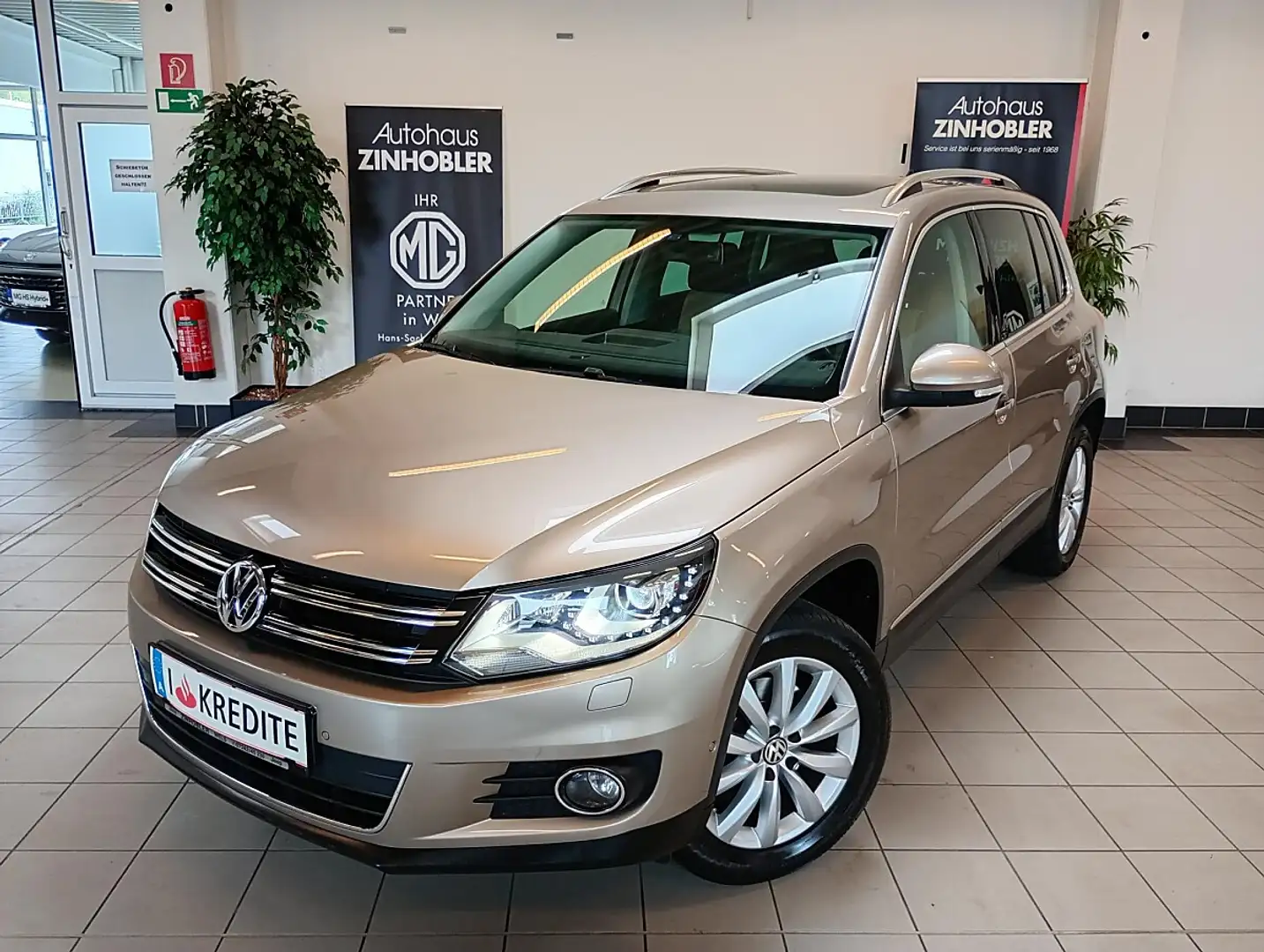 Volkswagen Tiguan 2,0 TDI BMT 4Motion Sky DPF DSG Beige - 1