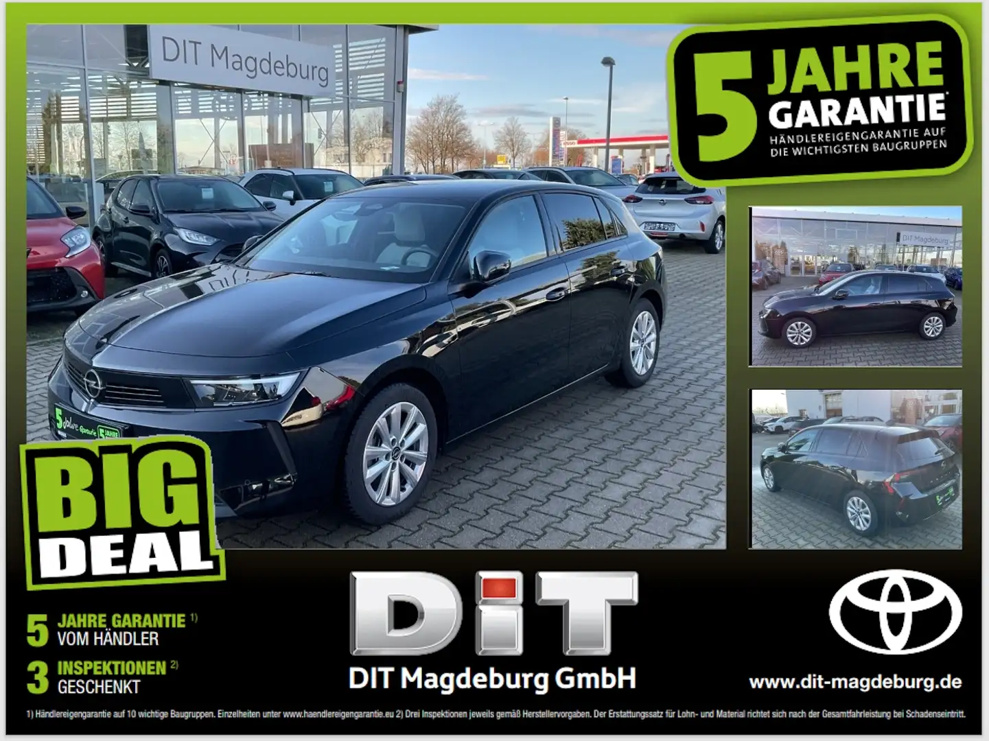 Opel Astra L 1.2 Turbo Elegance AHK+LED+Navi+2xKlima Noir - 1