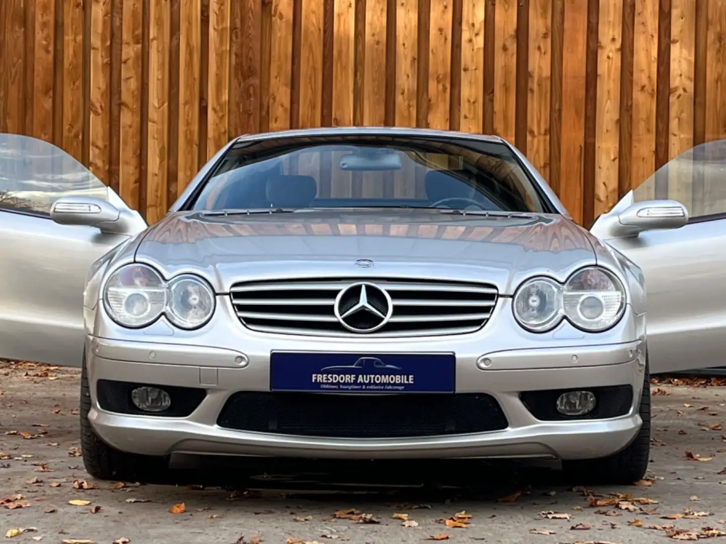 Mercedes-Benz SLR SL 55 AMG, 1a Zustand, nur 88.000 Km Silber - 2