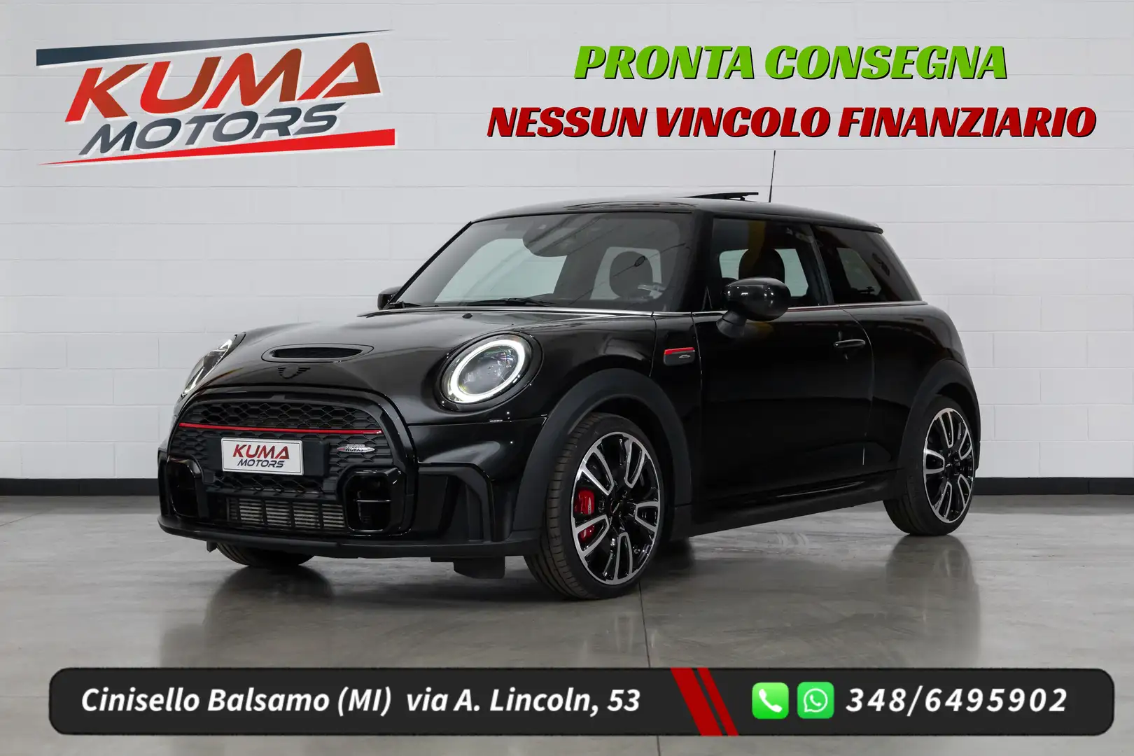 MINI John Cooper Works 2.0 231cv 6m tetto/pelle/head up/18.... Schwarz - 1