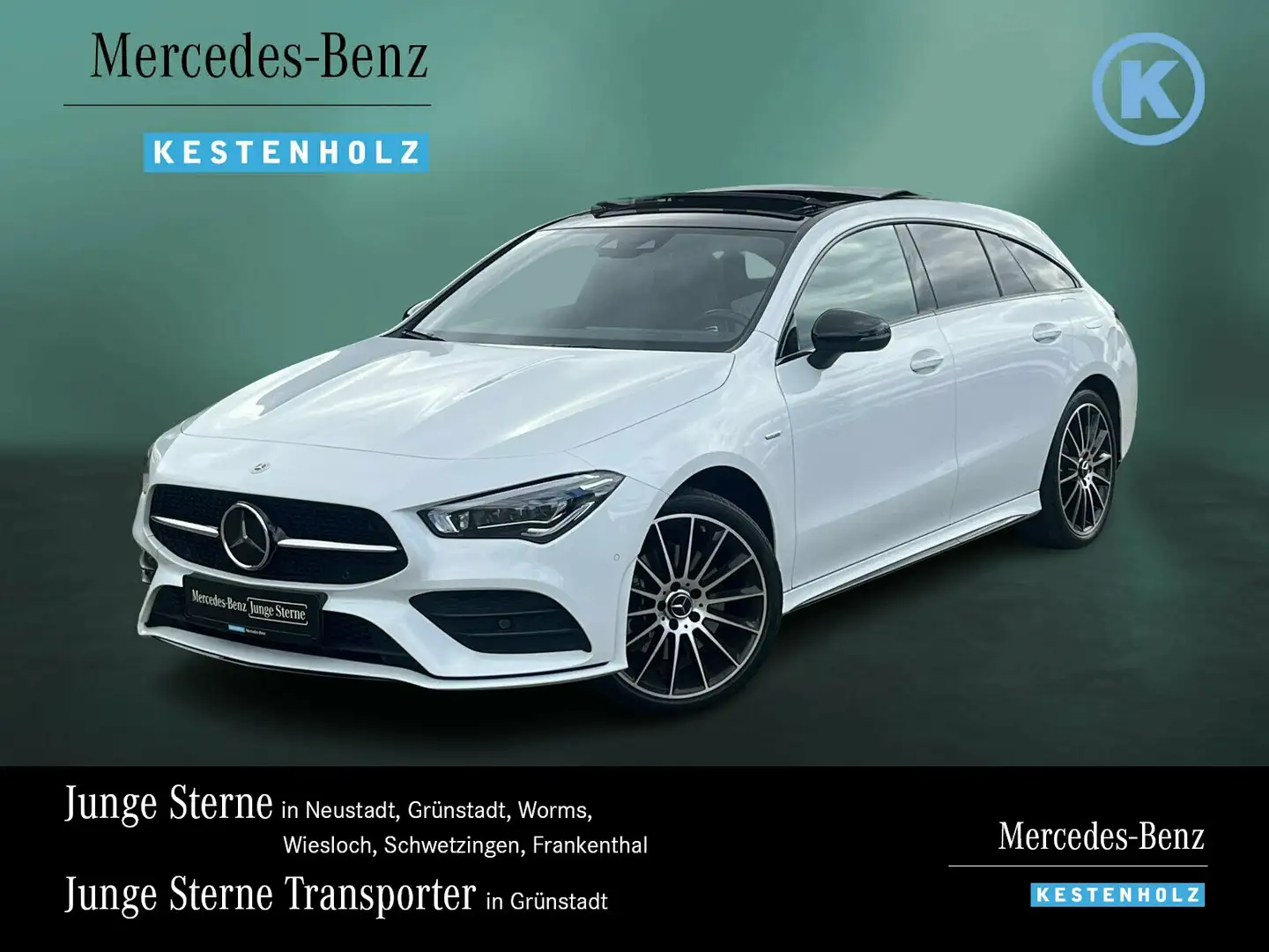 Mercedes-Benz CLA 250 CLA 250 e SB AMG+NIGHT+AHK+DISTRO+PANO+HUD+KAMER Bianco - 1