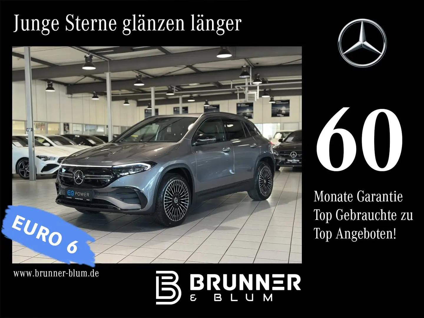 Mercedes-Benz EQA 350 EQA 350 4M AMG Line,Memory,Burmester,Night,360°, Grau - 1