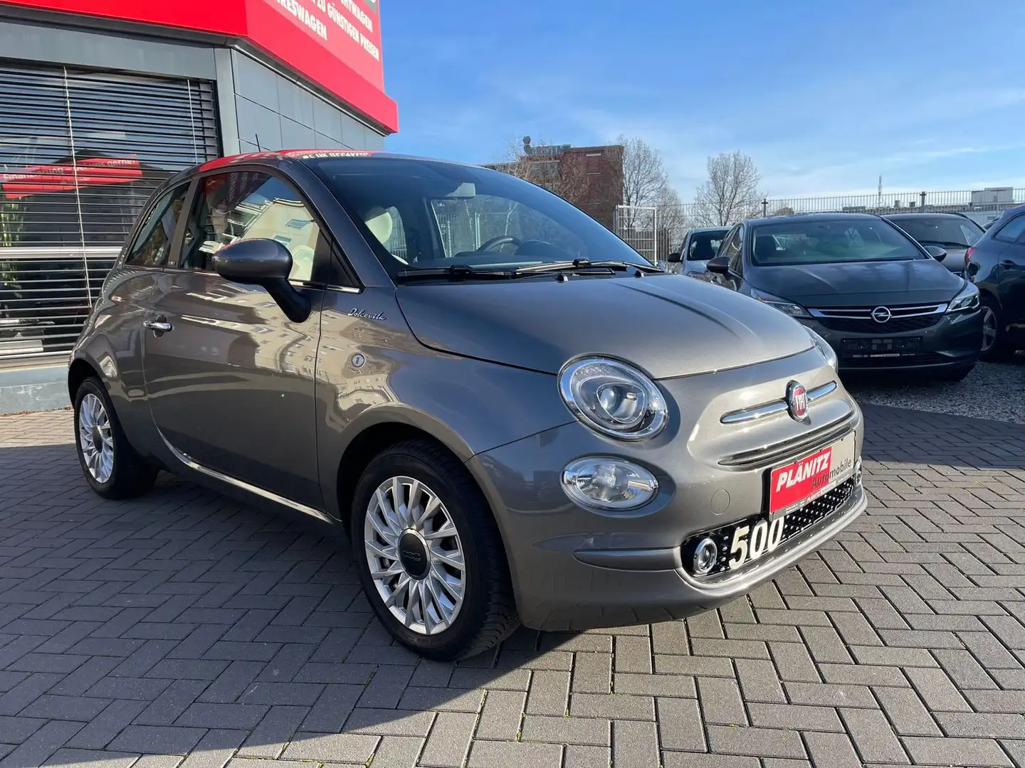 Fiat 500 Dolcevita/Hybrid/Beats Soundanlage/Vollleder Grau - 1