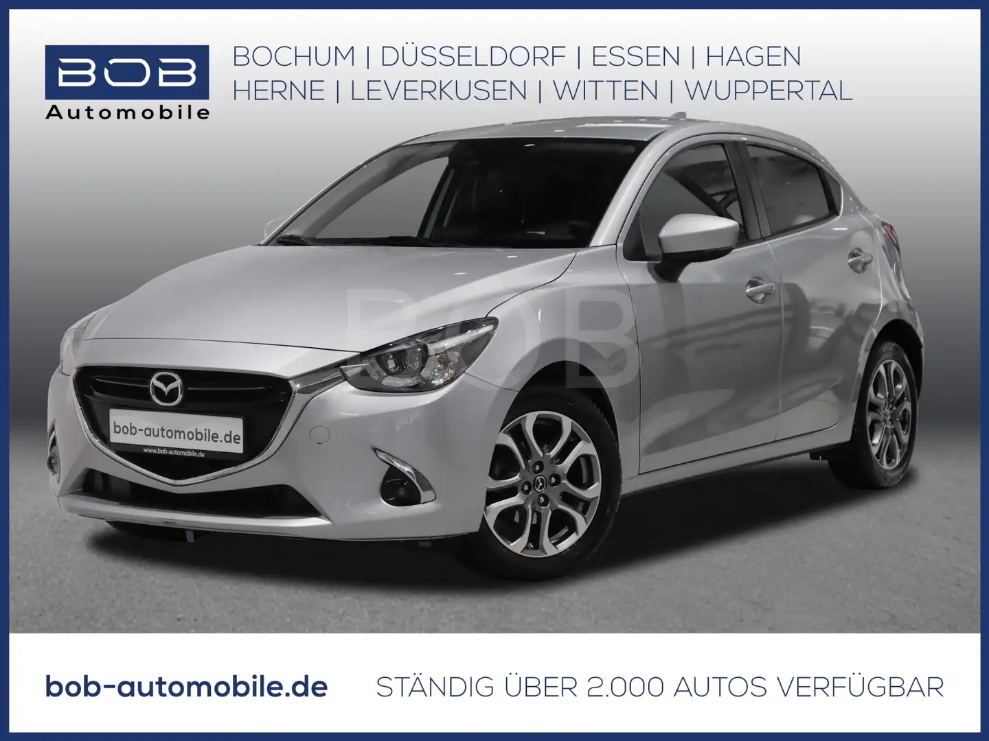Mazda 2 1.5 90 Kizoku Intense SHZ TWA RFK PDC HUD NAVI Silber - 1