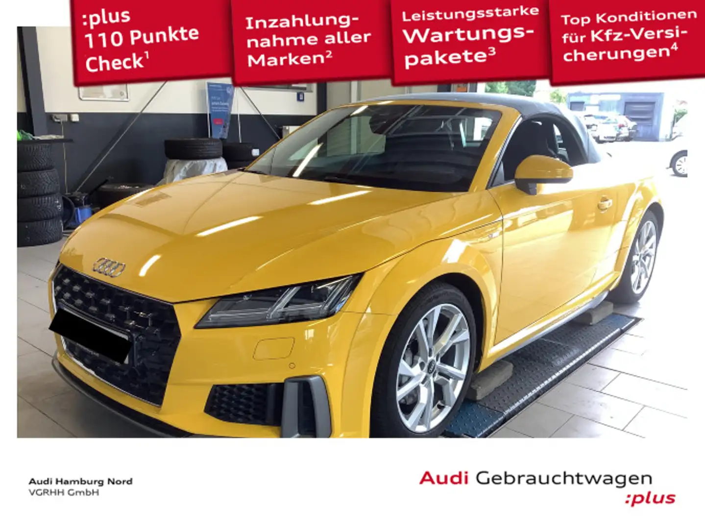 Audi TT 45 TFSI S tronic S line Matrix Sound Gelb - 1