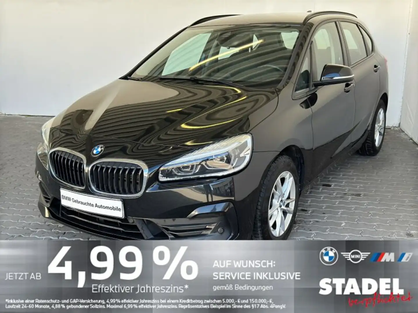 BMW 220 dA A.T. Advantage Navi.LED.HiFi.RüKam.KomfZg Schwarz - 2