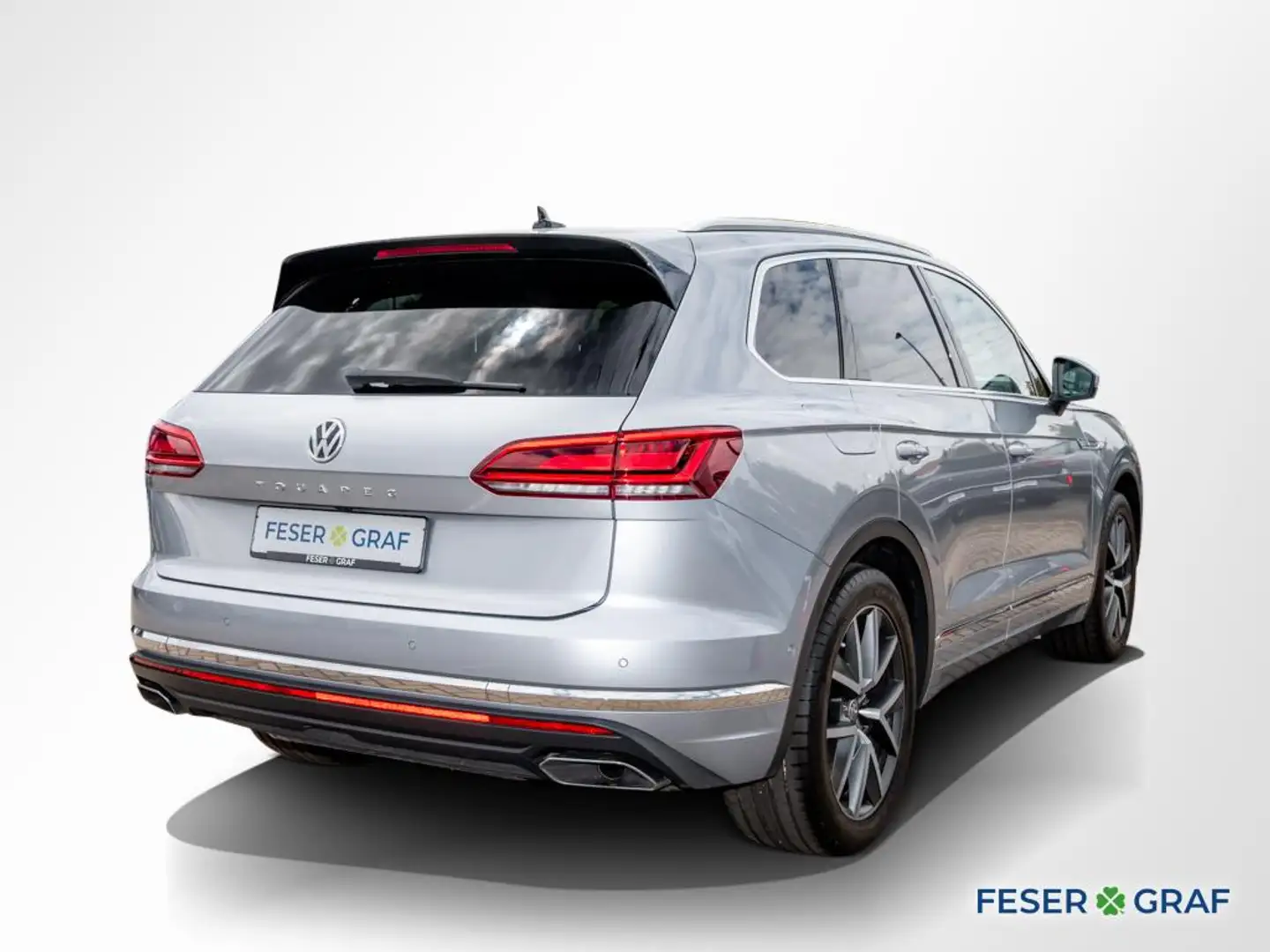 Volkswagen Touareg Elegance 3.0TDI 4M DSG LED/HUD/STHZ/AHK Silber - 2