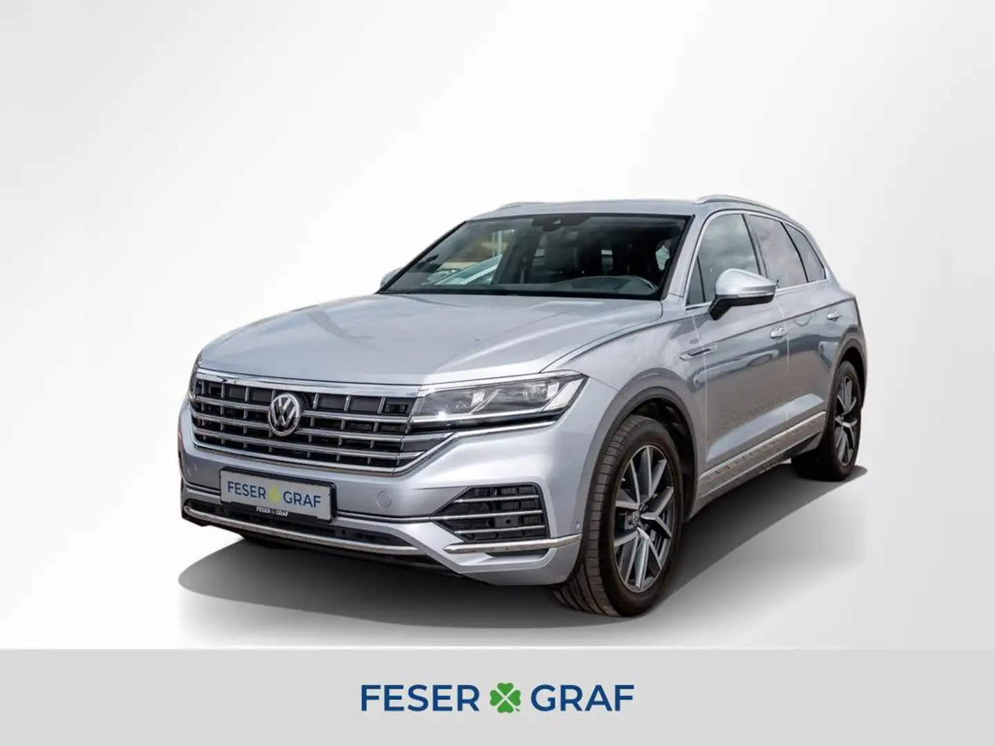 Volkswagen Touareg Elegance 3.0TDI 4M DSG LED/HUD/STHZ/AHK Silber - 1