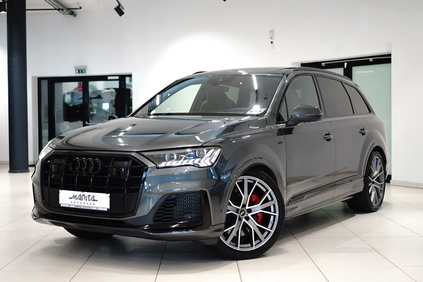 Audi SQ7 4.0|RS-7SITZ|HUD|LUFT|PANO|CARBON|B&O|LASER| Grau - 1
