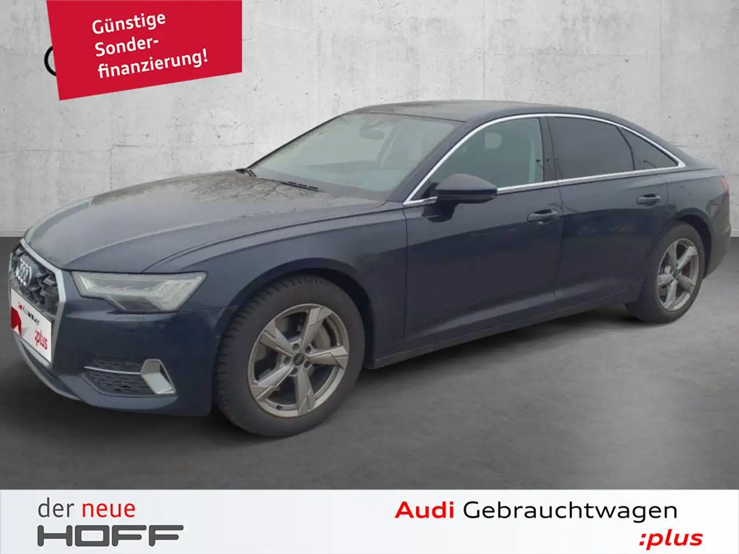 Audi A6 Limousine 45 TFSI quattro advanced Blau - 1