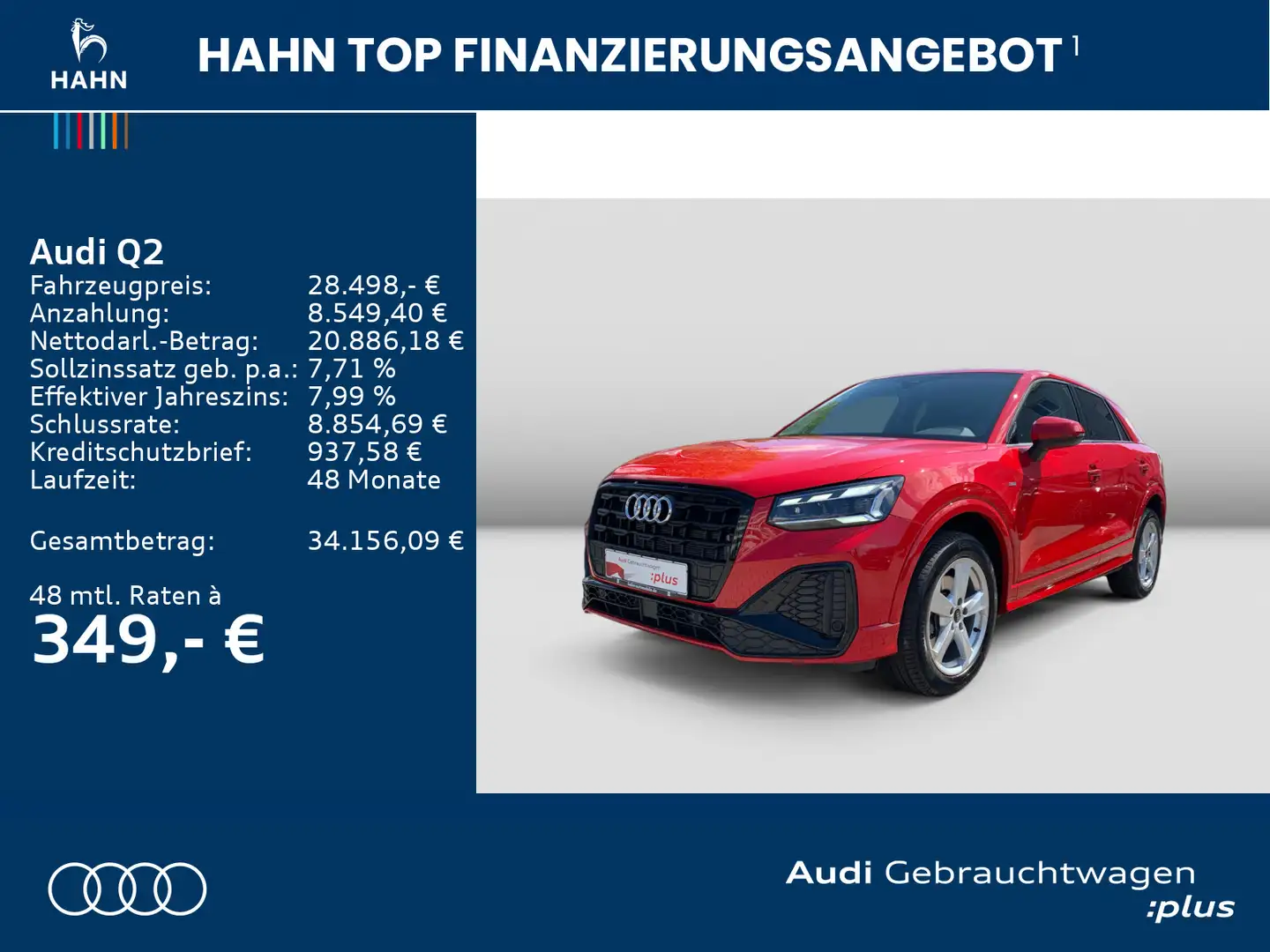 Audi Q2 35 TDI S-tronic S Line Matrix Einpark Optikpa Rouge - 2