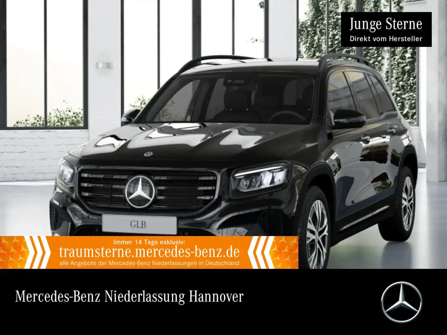 Mercedes-Benz GLB 200 PROGRESSIVE+NIGHT+AHK+LED+KAMERA+TOTW+7G Schwarz - 1