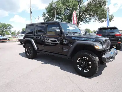 Black 2024 Jeep Wrangler 4xe SUV / Crossover Four-Wheel Drive Automatic