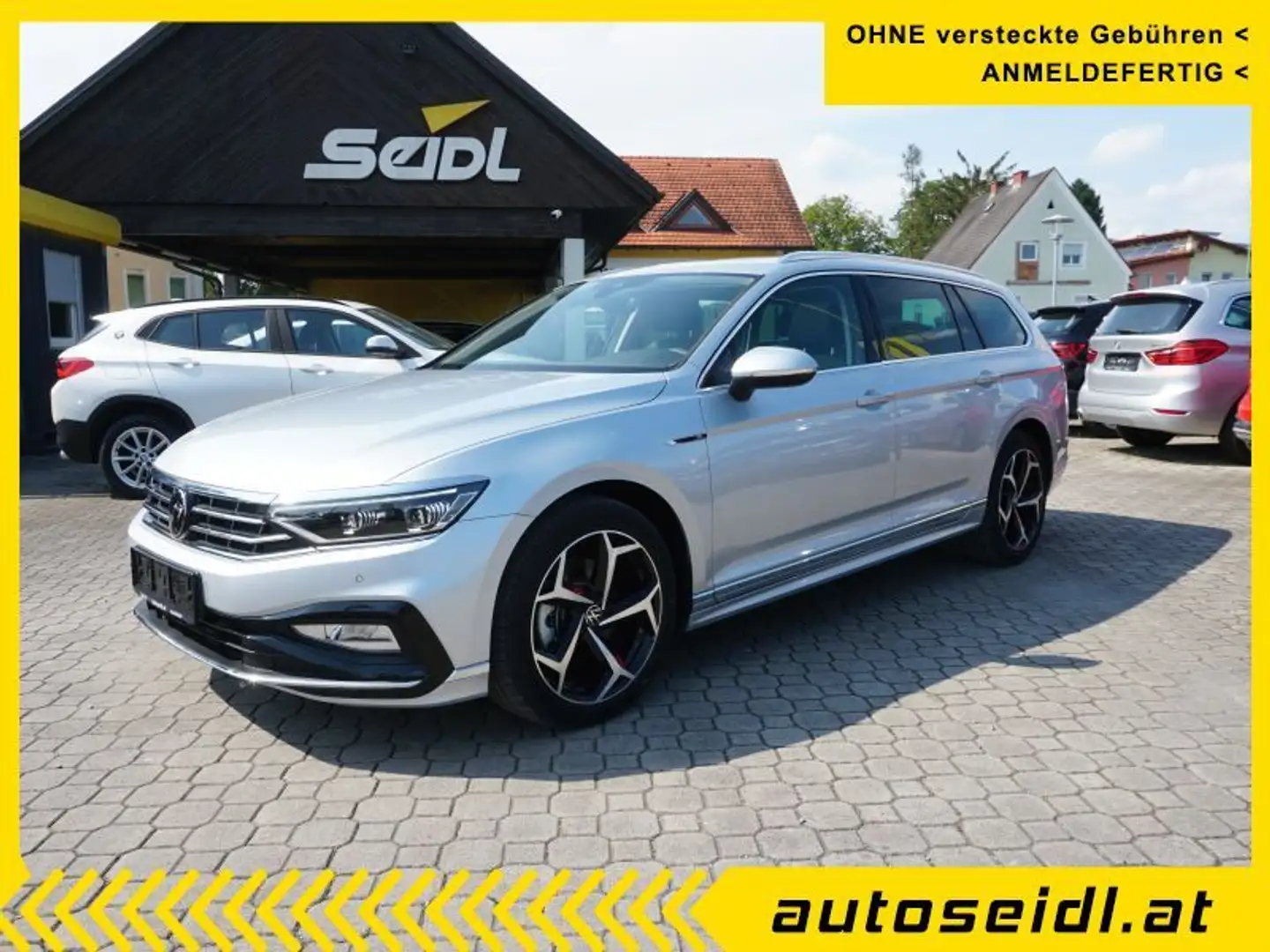 Volkswagen Passat Variant 2.0 TDI SCR Elegance DSG *R-LINE+VIRTUAL+MATRIX* Zilver - 1