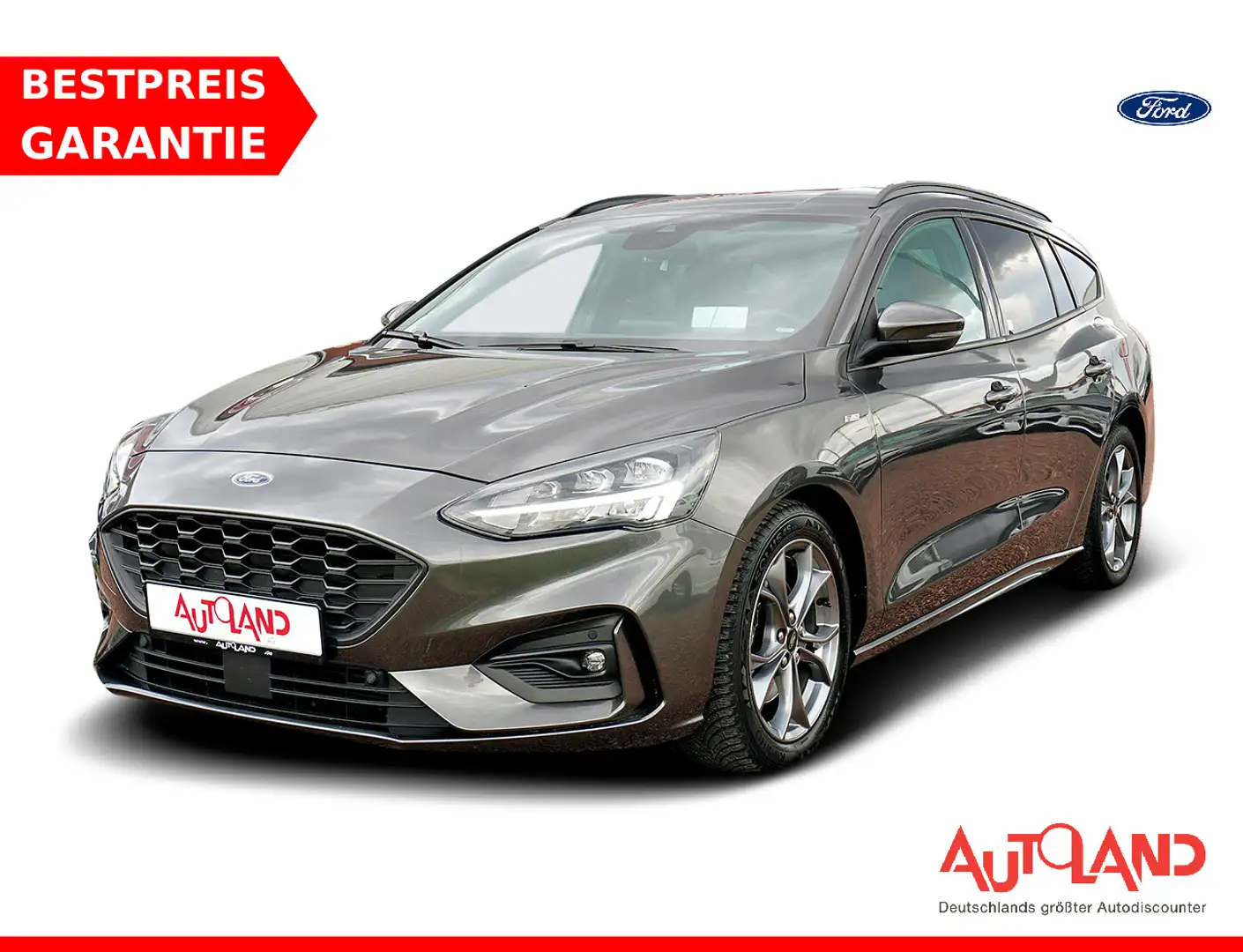 Ford Focus Turnier 1.0 EcoBoost ST-Line LED Navi ACC Grijs - 1