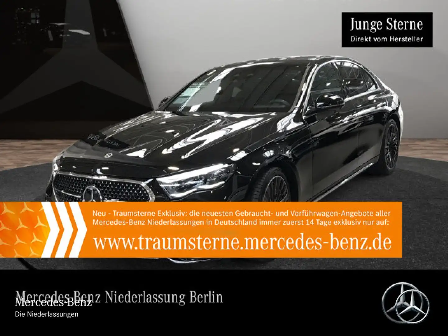 Mercedes-Benz E 220 d AMG Fahrass 360° Distr. Spurhalt-Ass PTS Schwarz - 2