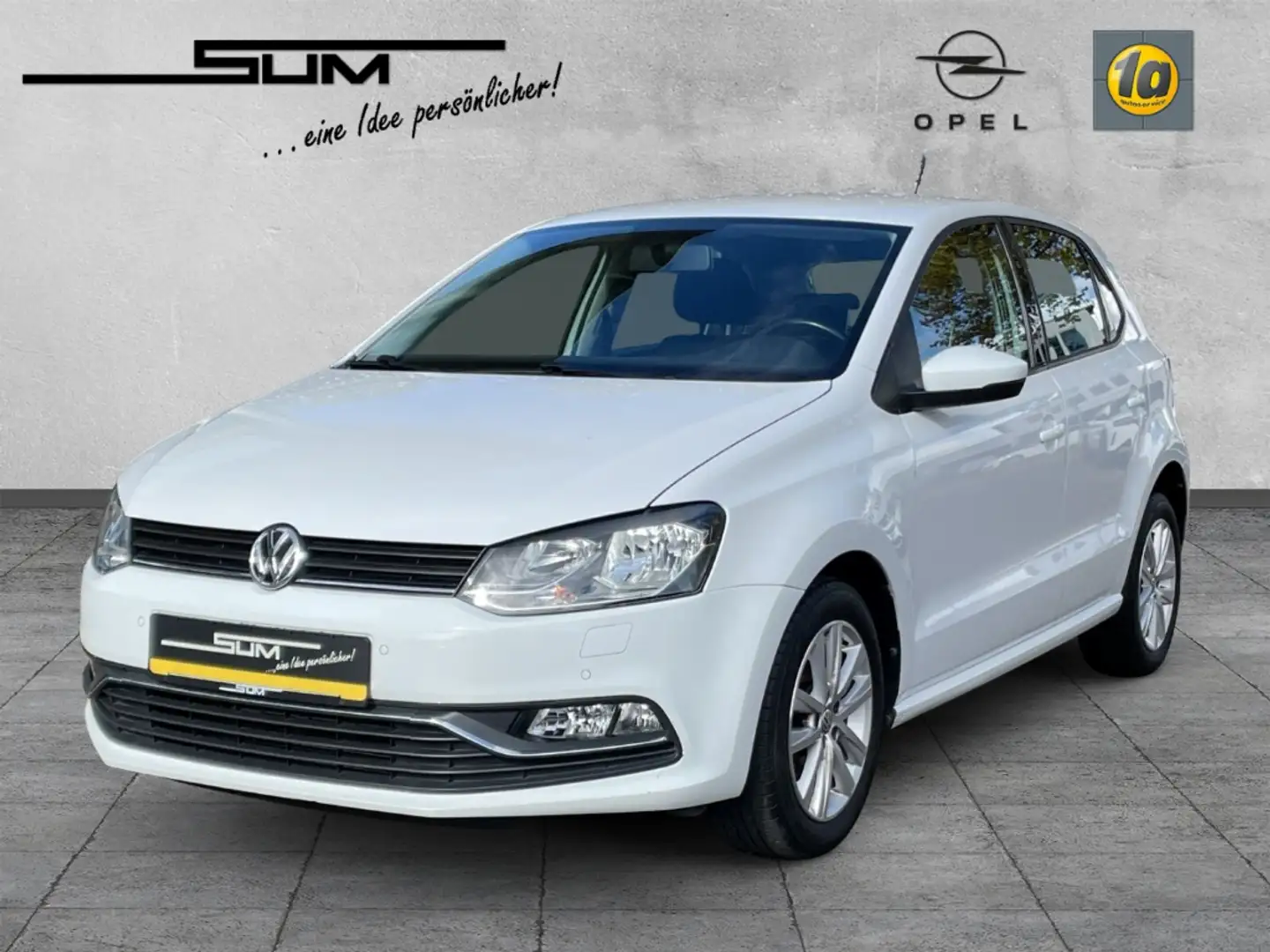 Volkswagen Polo Comfortline Sitzheiz  Klima  Temp PDCv+h Berganfah Weiß - 1