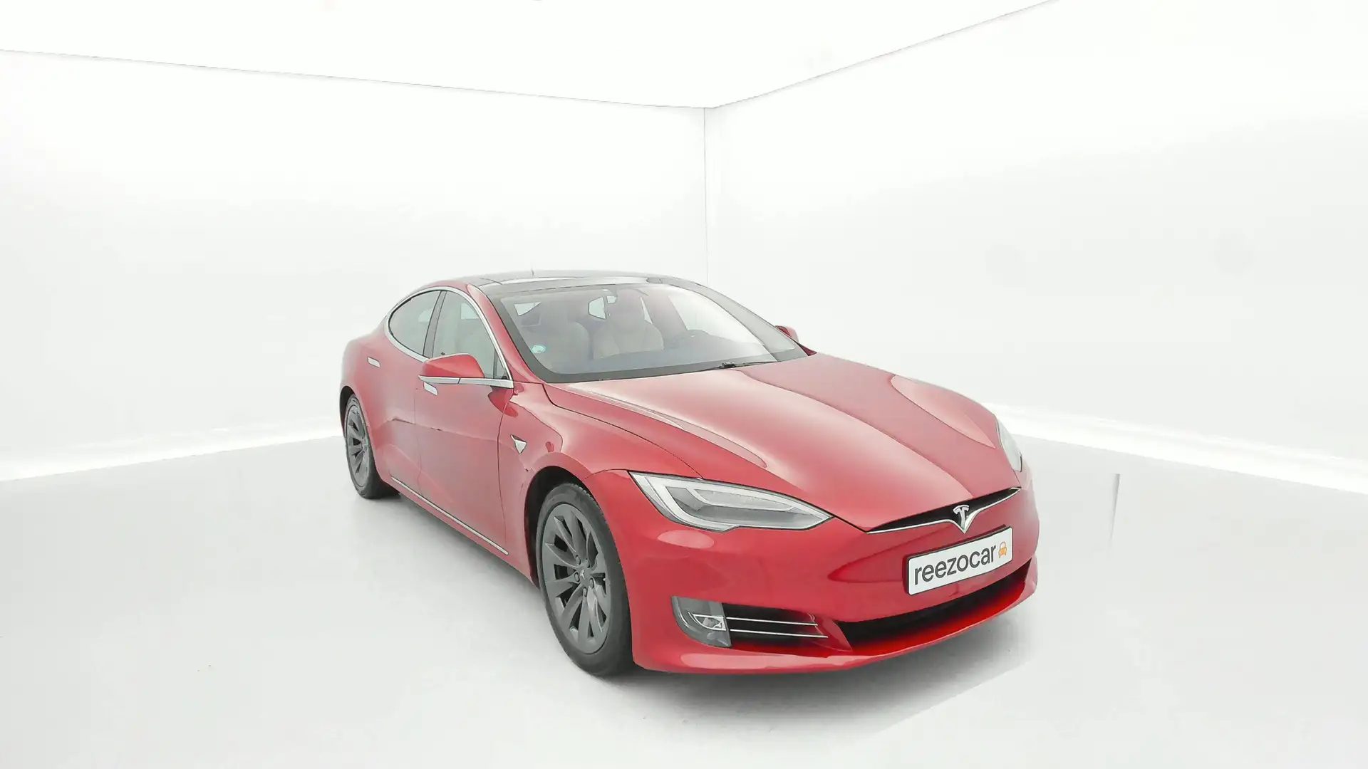Tesla Model S MODEL S 100 kWh All-Wheel Drive Rouge - 2