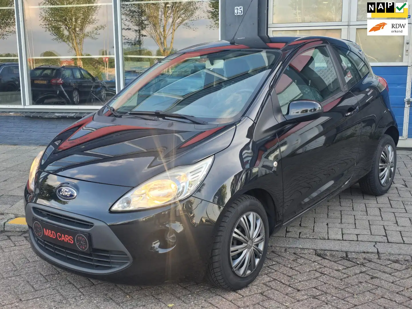 Ford Ka/Ka+ 1.2 Cool & Sound start/stop AIRCO/NAP/ELEK RAMEN/E Negro - 1