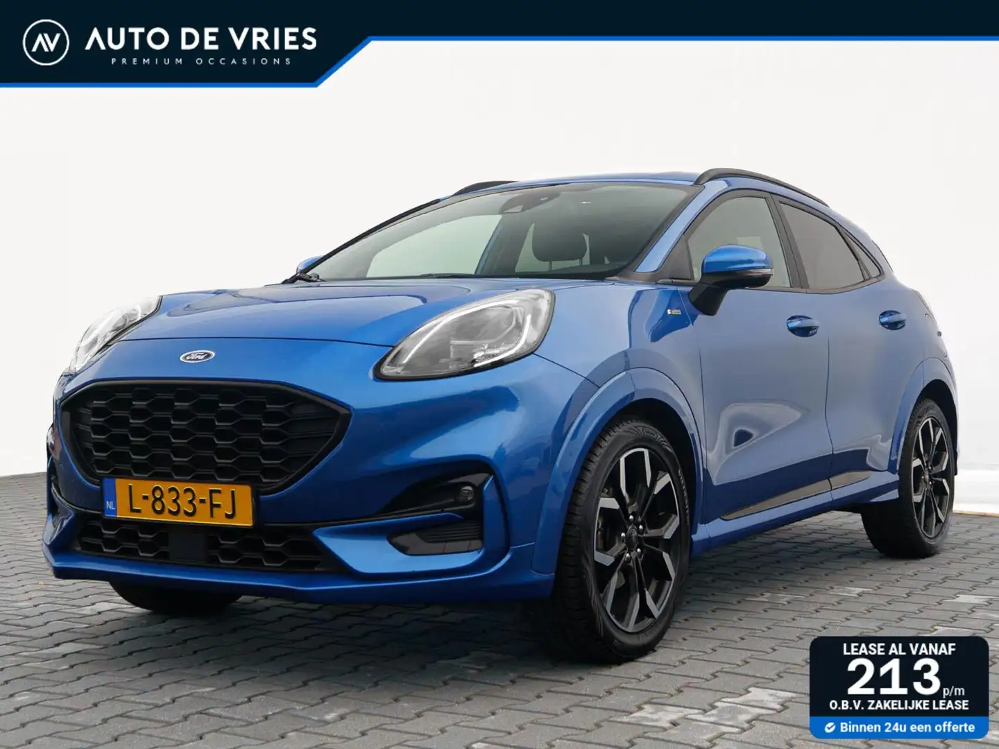 Ford Puma 1.0 EcoBoost Hybrid 125pk ST-Line X | B&O sound | Blu/Azzurro - 1